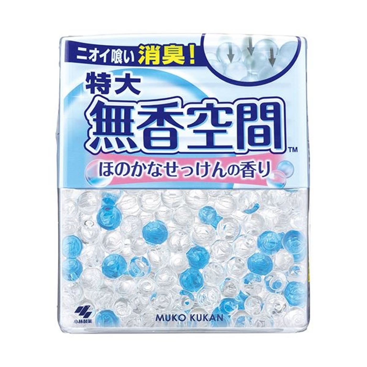 （まとめ）小林製薬 無香空間ほのかなせっけんの香り 特大 本体 630g 1個【×10セット】