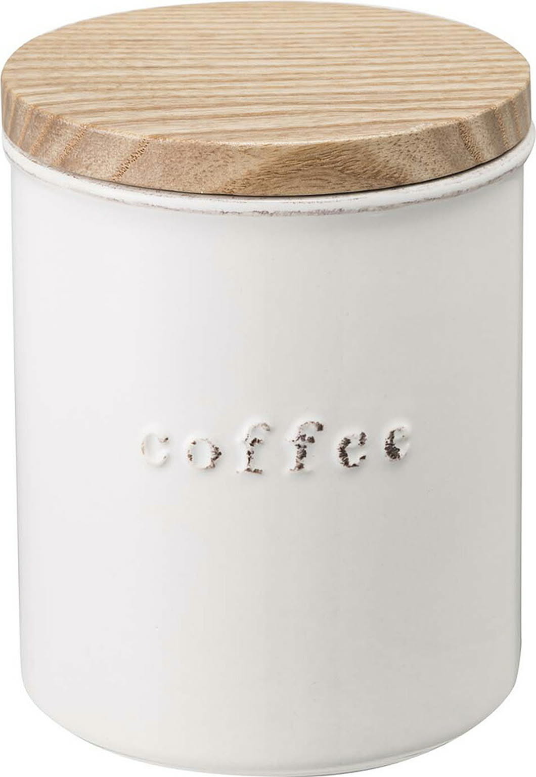 tosca トスカ(山崎実業) 陶器キャニスター pottery　canister 陶器製キャニスター ビンテージ加工 ストッカー 調味料 キッチン 台所 収納