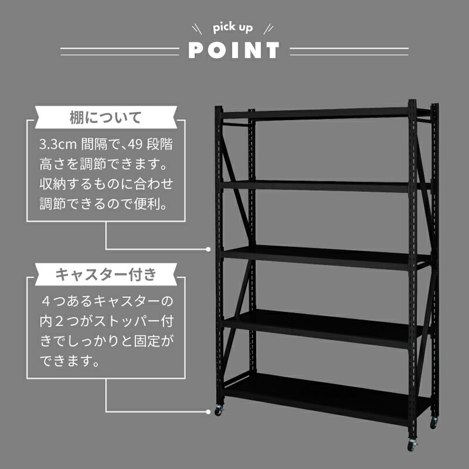 スチールラック・スチールシェルフ