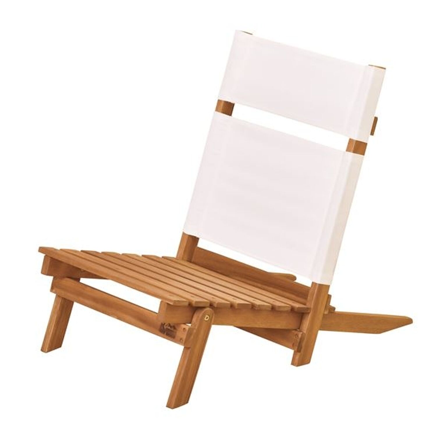 天然木デッキチェア(組み立て式椅子) 木製/アカシア NX-515 〔アウトドア キャンプ お庭 テラス〕