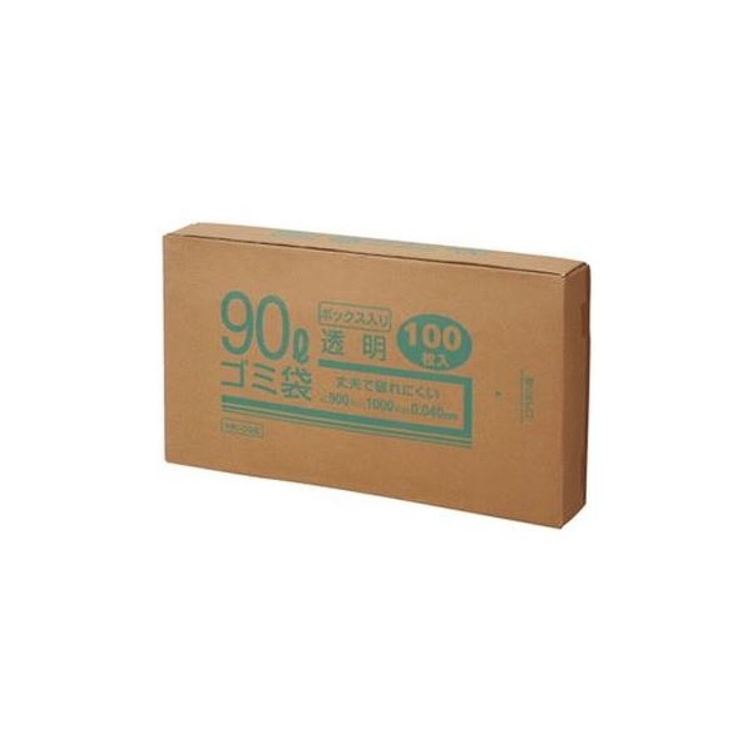 まとめ）クラフトマン 90Lゴミ袋 透明 ボックス入 100枚【×3セット】 通販 RoomClipショッピング