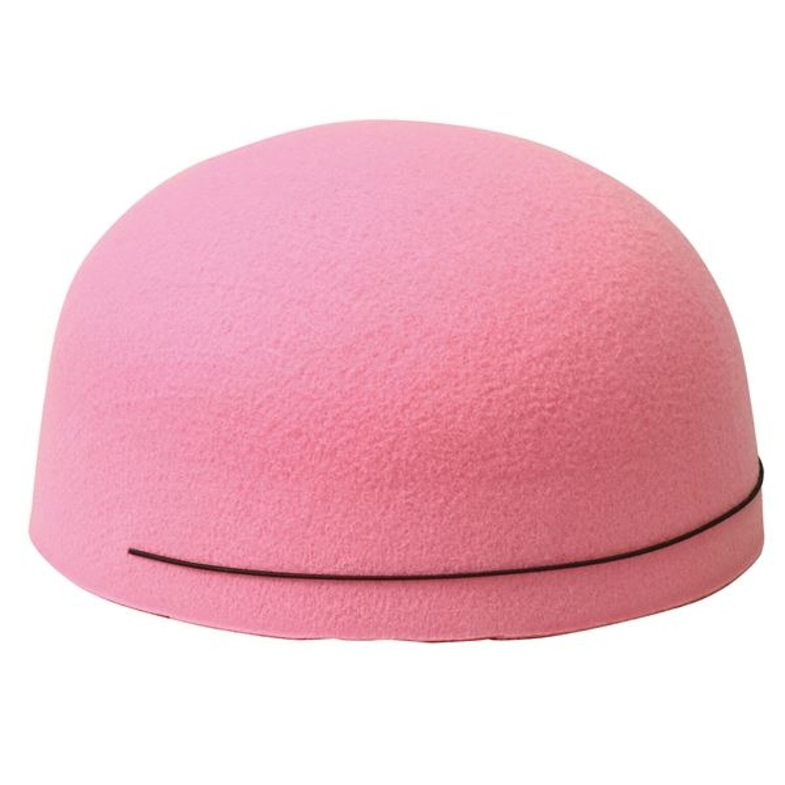 （まとめ）フェルト帽子 ピンク【×20セット】