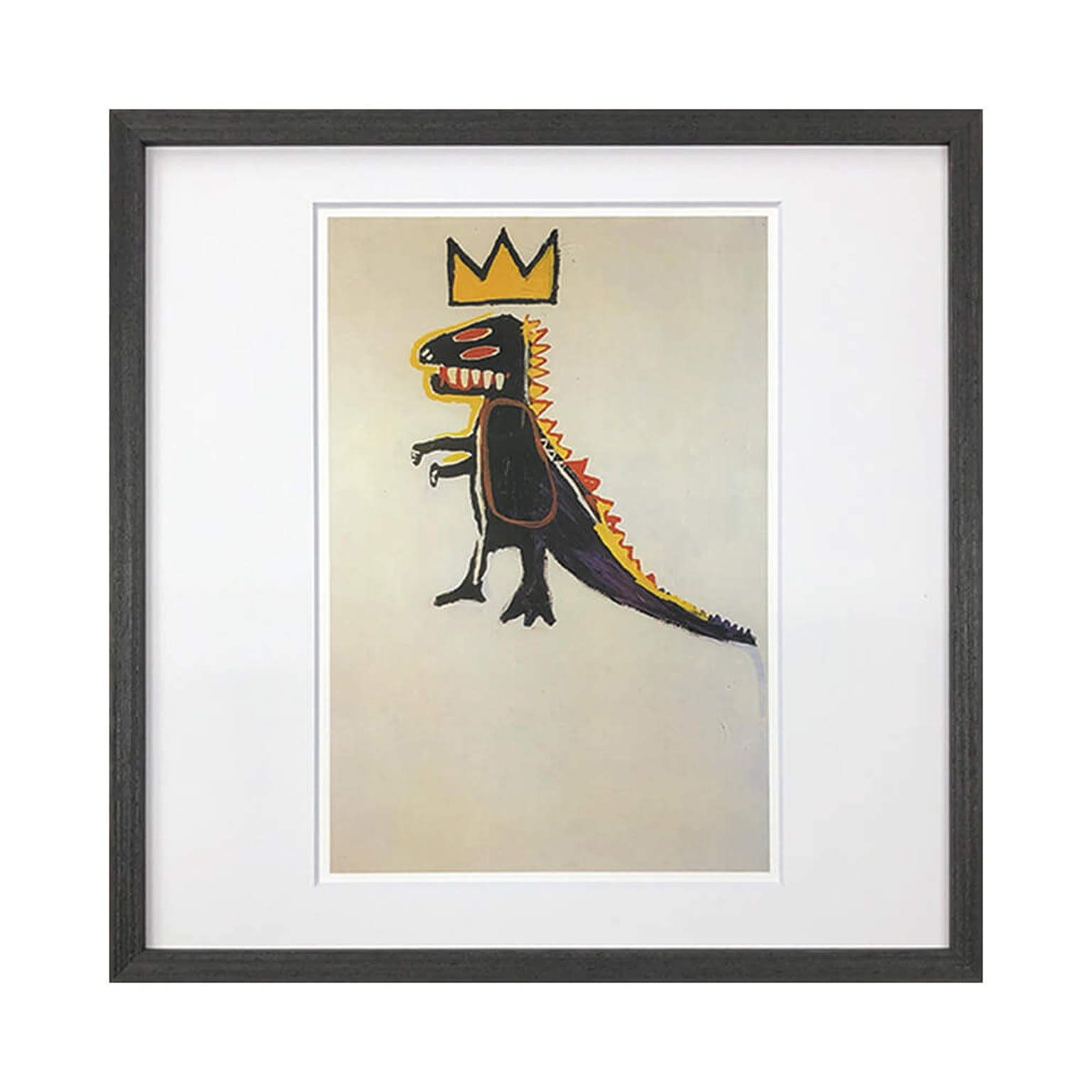 Jean-Michel Basquiat（ジャン ミシェル バスキア） Pez Dispenser 1984 アートポスター（フレーム付き）  m12283
