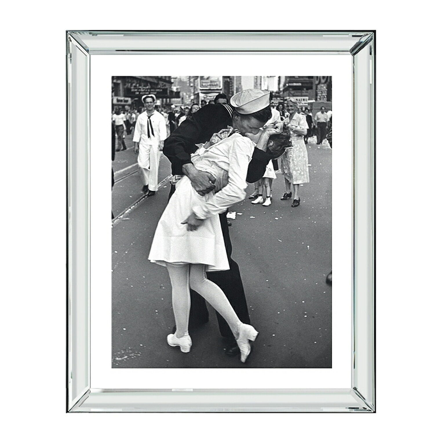 【正規輸入品】ブルックペース Brookpace Fine Arts ピクチャーアート ハリウッドキャラクター マンハッタン コレクション 戦の終結を祝うキス BVL241 英国製