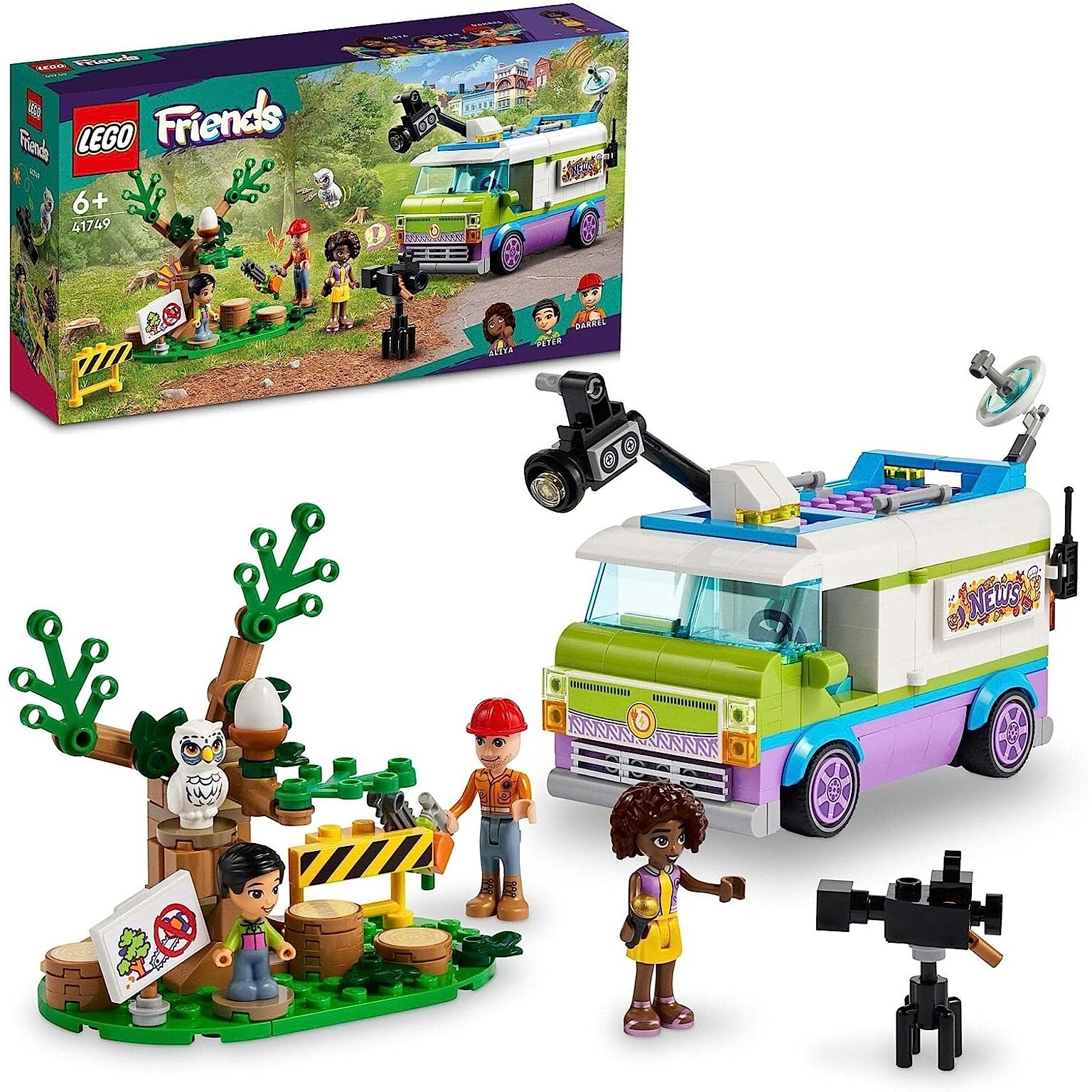 レゴ(LEGO) フレンズ 中継車 41749 おもちゃ ブロック プレゼント 乗り物 のりもの 女の子 6歳 ~