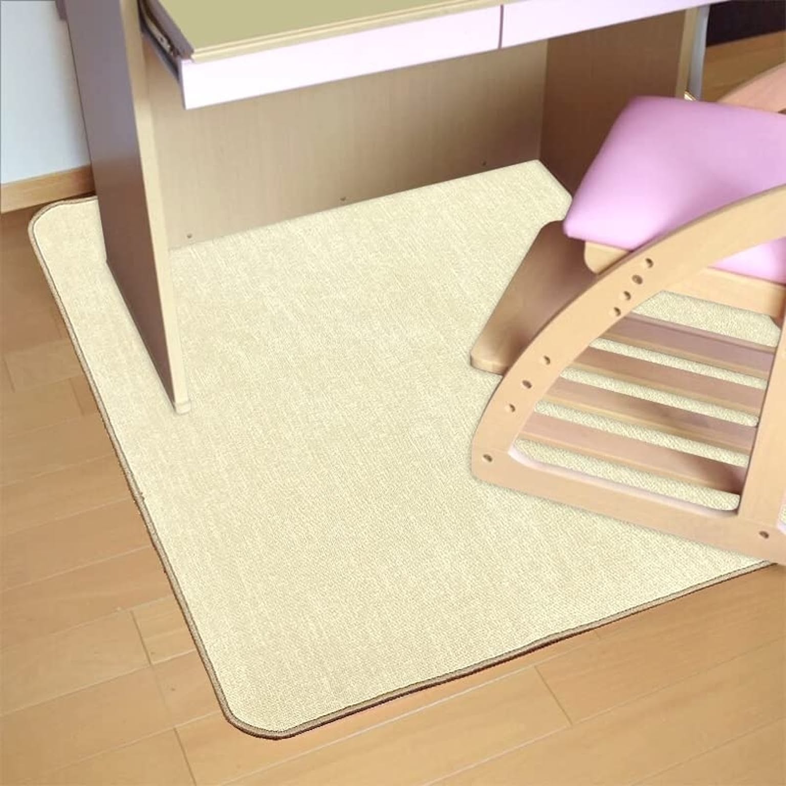 デスクカーペット ジャガード 110×130 ラグ デスクマット カーペット 学習机用 マット キズ防止 子供用ラグ 小さめラグ フロアマット 絨毯 入学 新学期