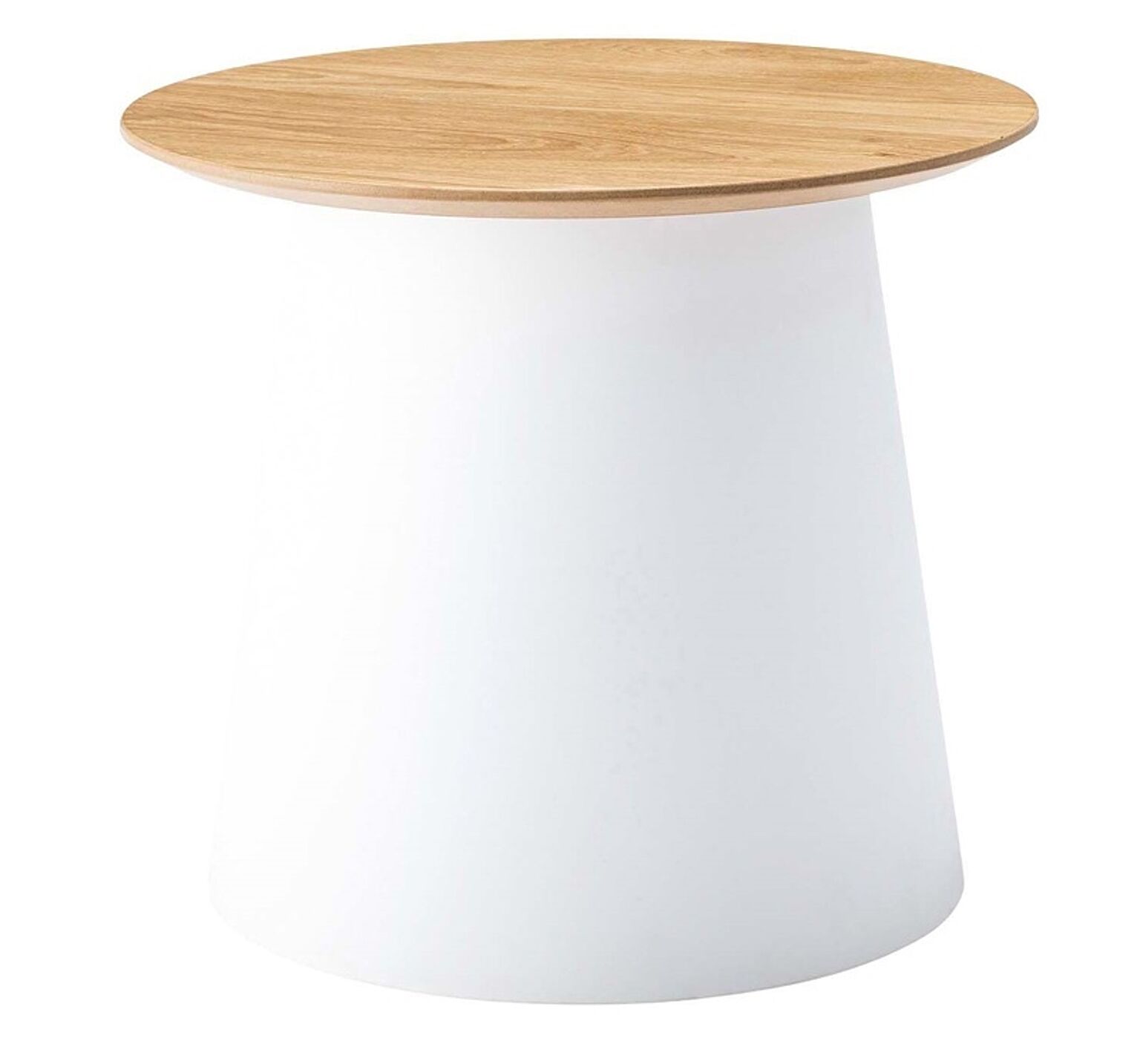 ラウンドテーブルS φ49×H42.5 ホワイト テーブル ラウンドテーブル 丸 ポリプロピレン サイドテーブル センターテーブル ナイトテーブル 室内 おしゃれ ホワイト グレー シンプル 異素材