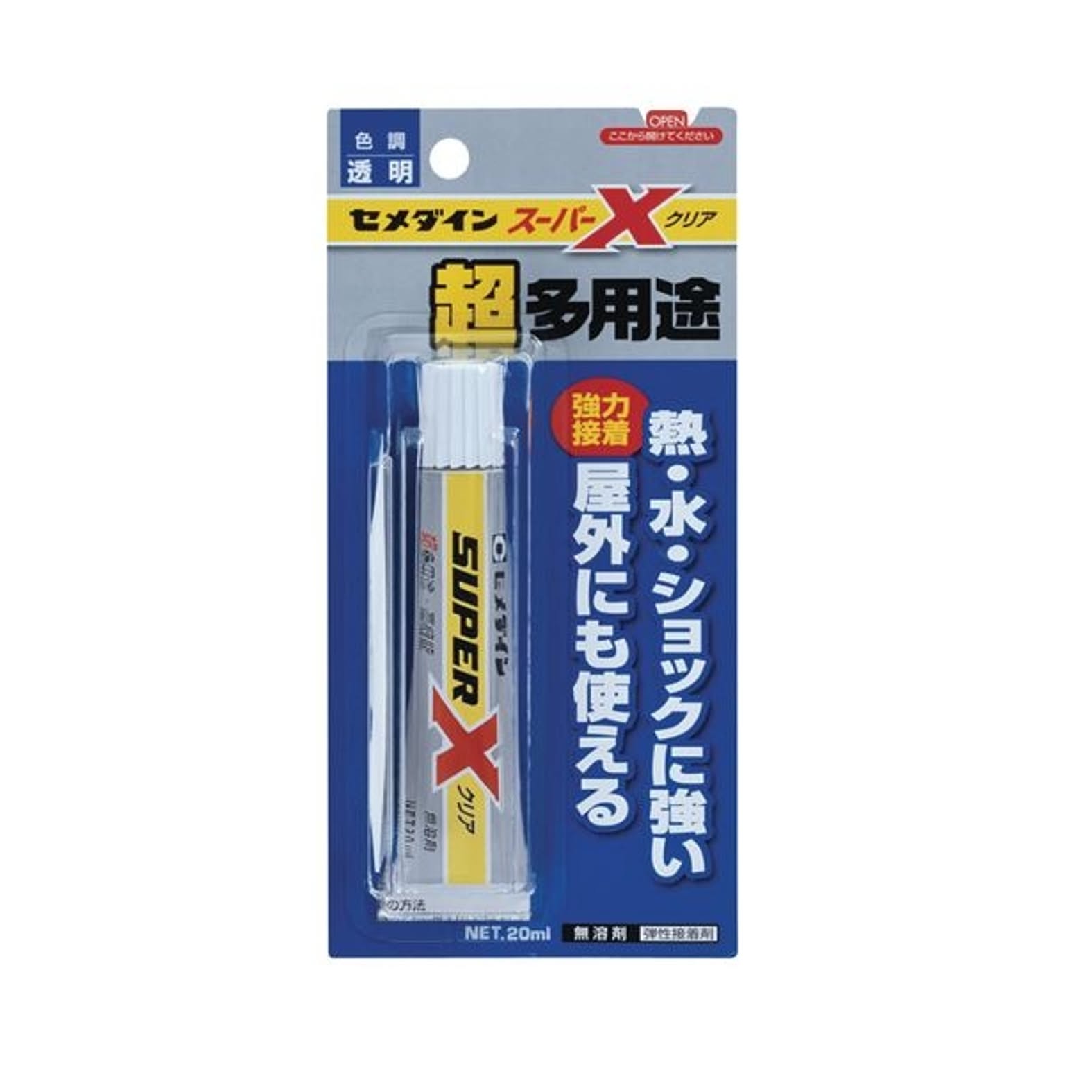 まとめ セメダイン 超多用途接着剤 スーパーX クリア 20ml AX-038 1個 ×30セット