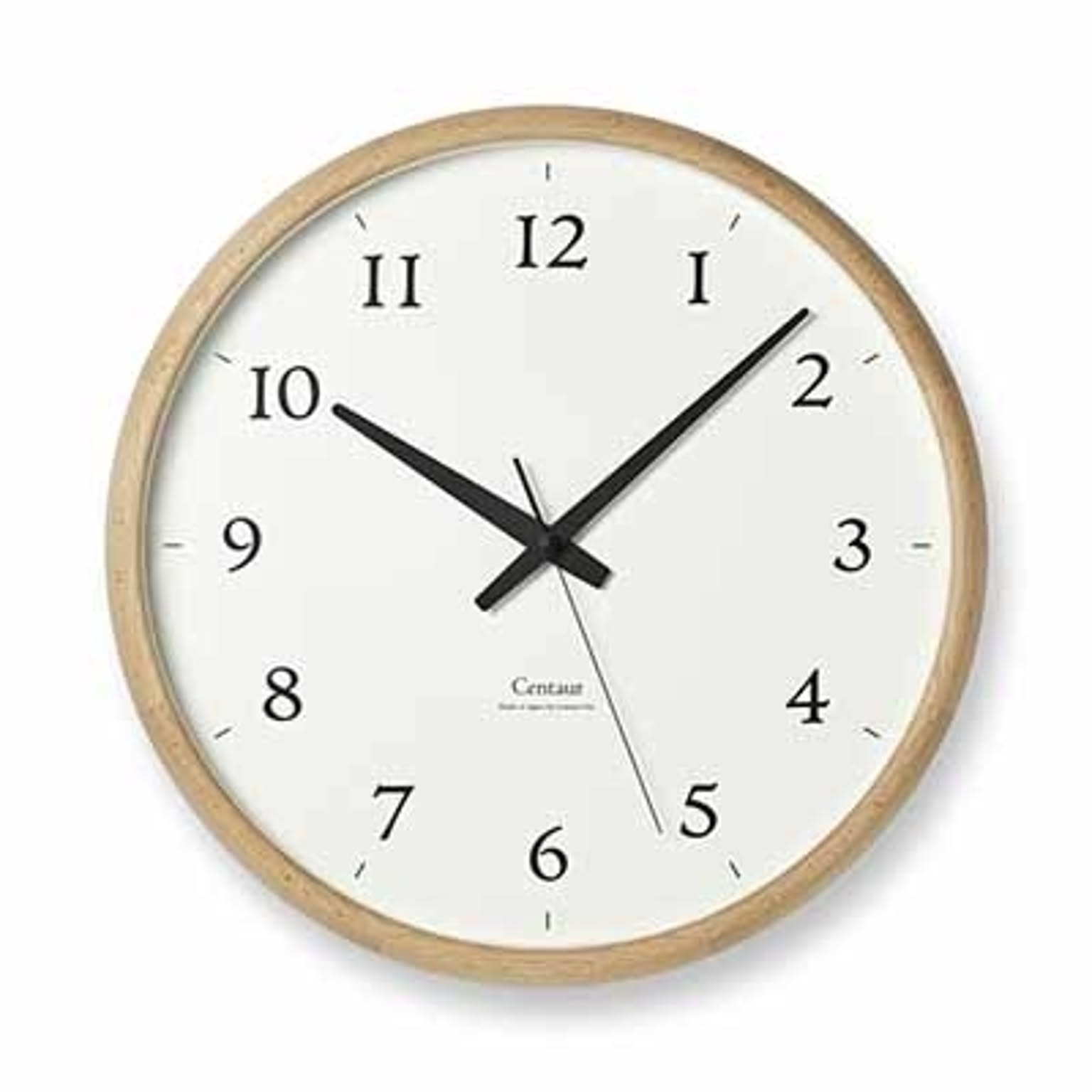 Lemnos レムノス Centaur Clock セントール クロック PC21-05 掛時計 掛け時計 ウォールクロック スイープムーブメント スイープセコンド 音がしない 壁掛け時計