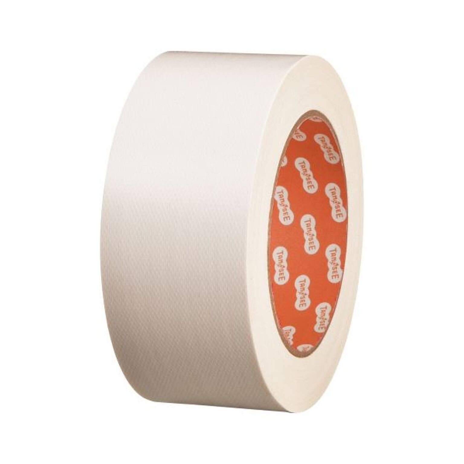 (まとめ) TANOSEE 布テープ（カラー） 50mm×25m 白 1巻  【×30セット】