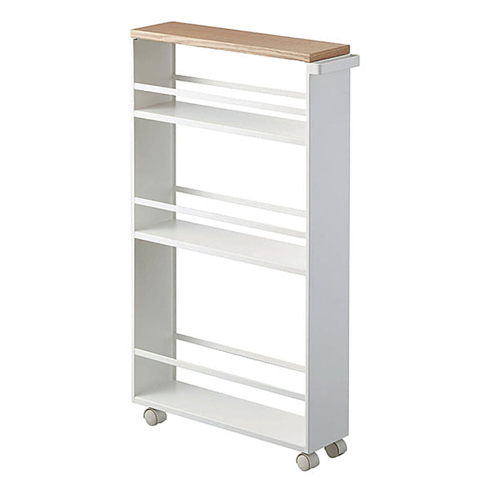 【正規販売店】tower ハンドル付きスリムワゴン タワー 山崎実業 3627 3628 TF-32215