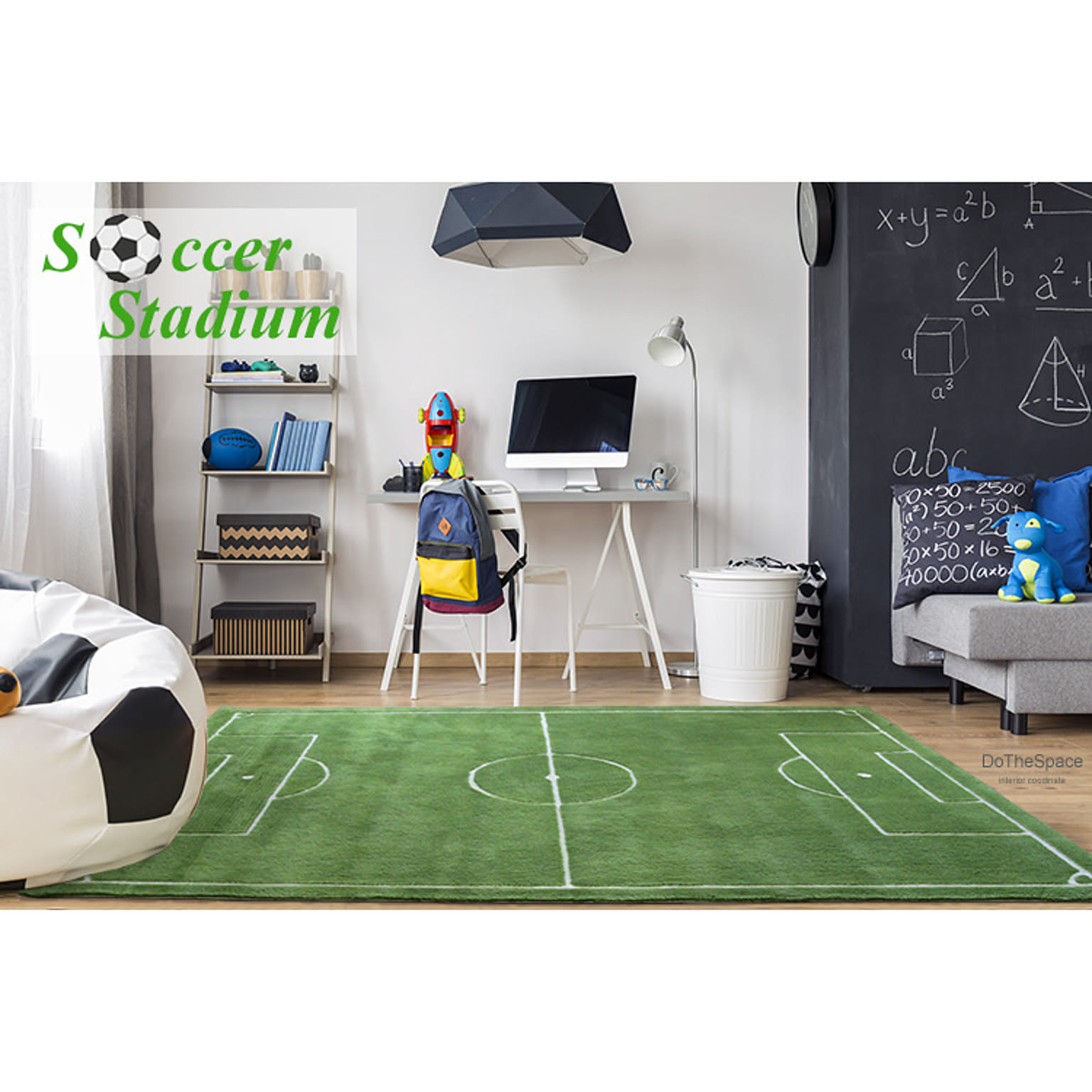 サッカーラグ　Soccer Stadium