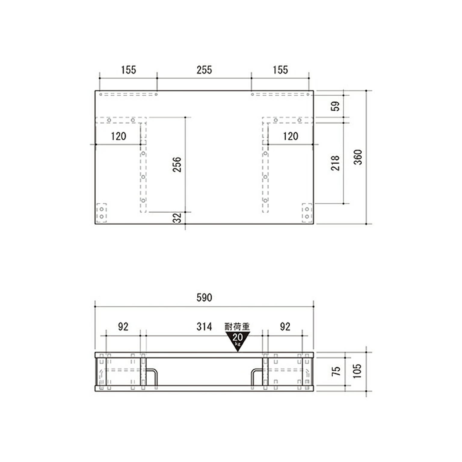 ロータイプテレビ台