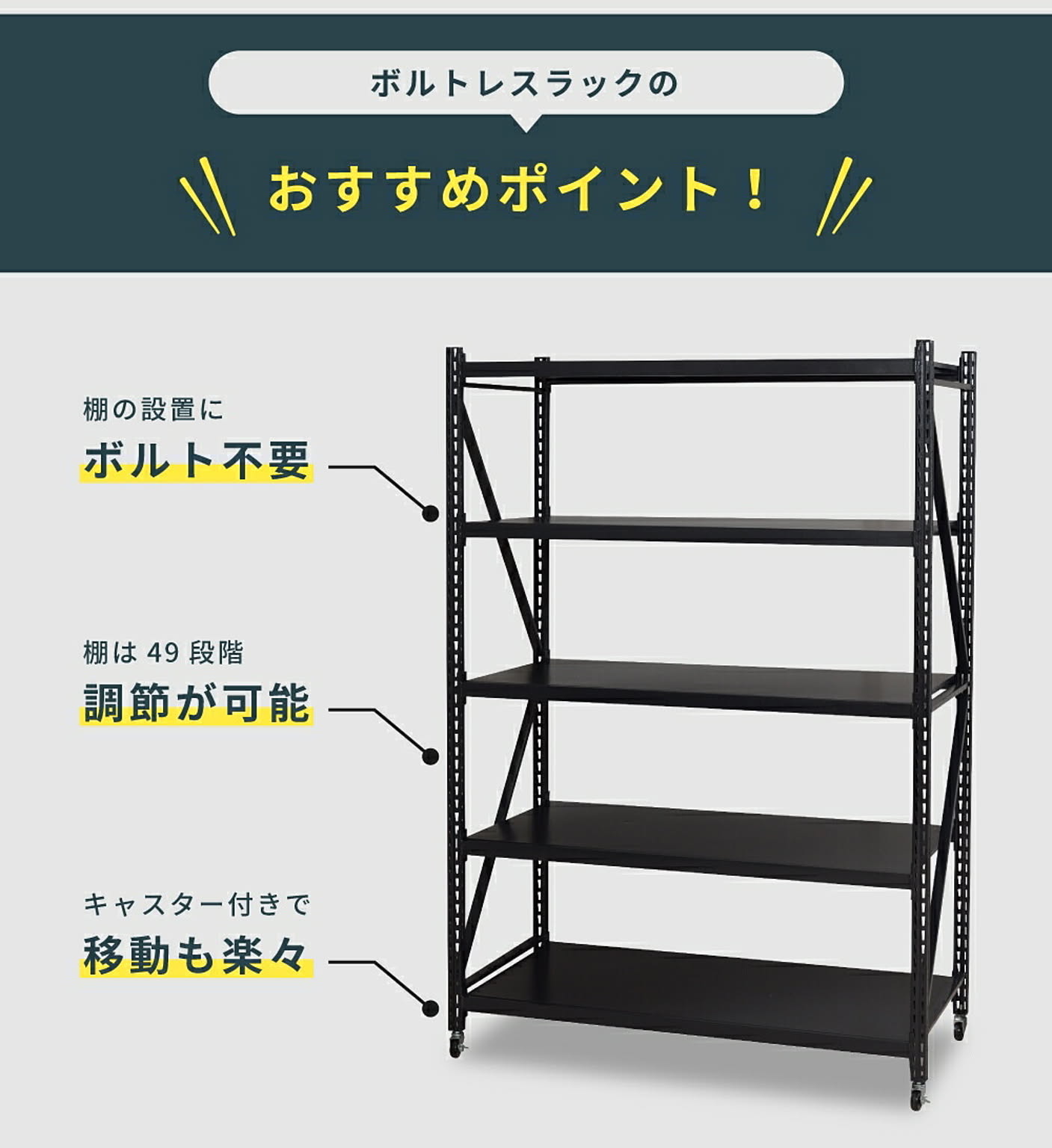 スチールラック・スチールシェルフ