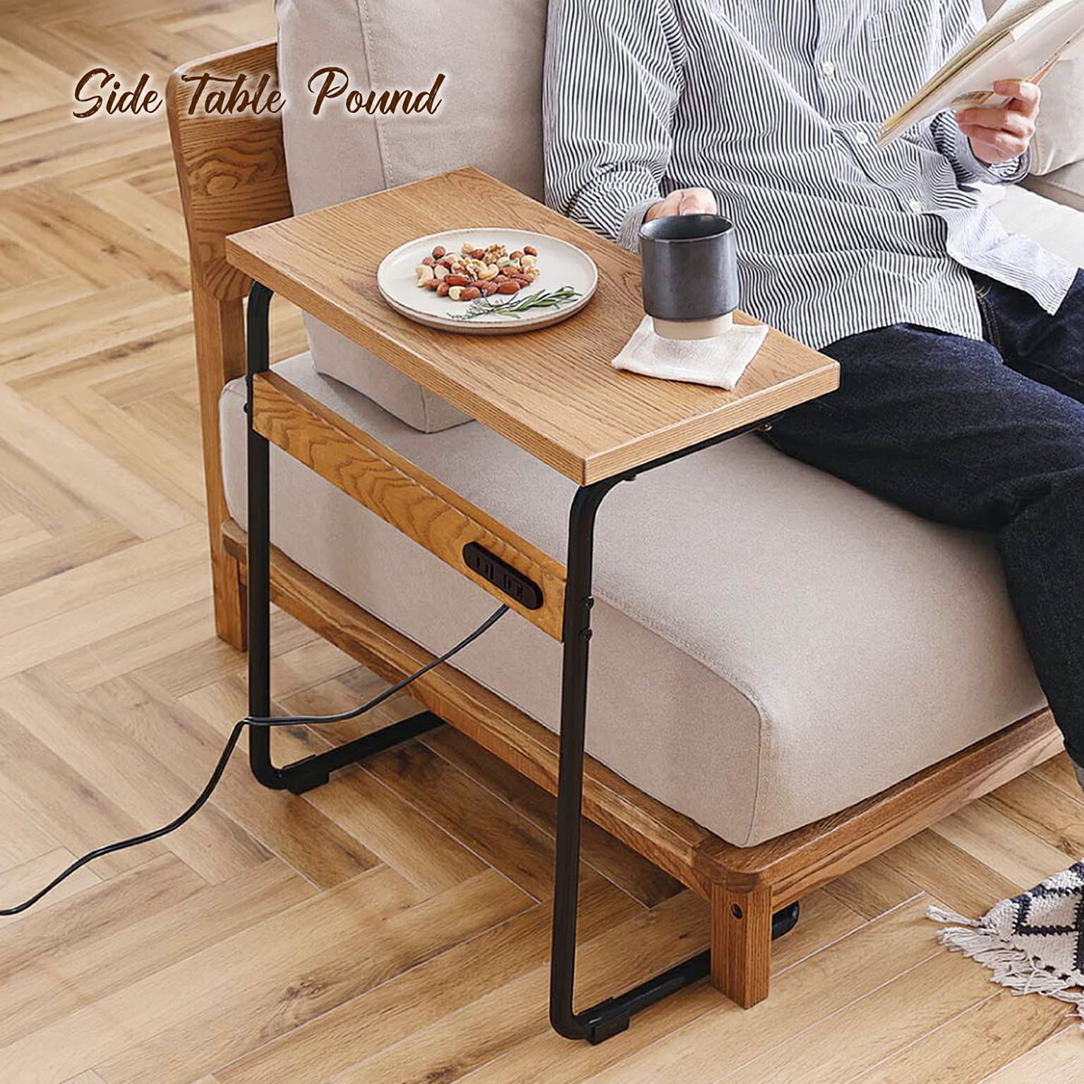 関家具 ナイトテーブル （Side Table.サイドテーブル、ナイト