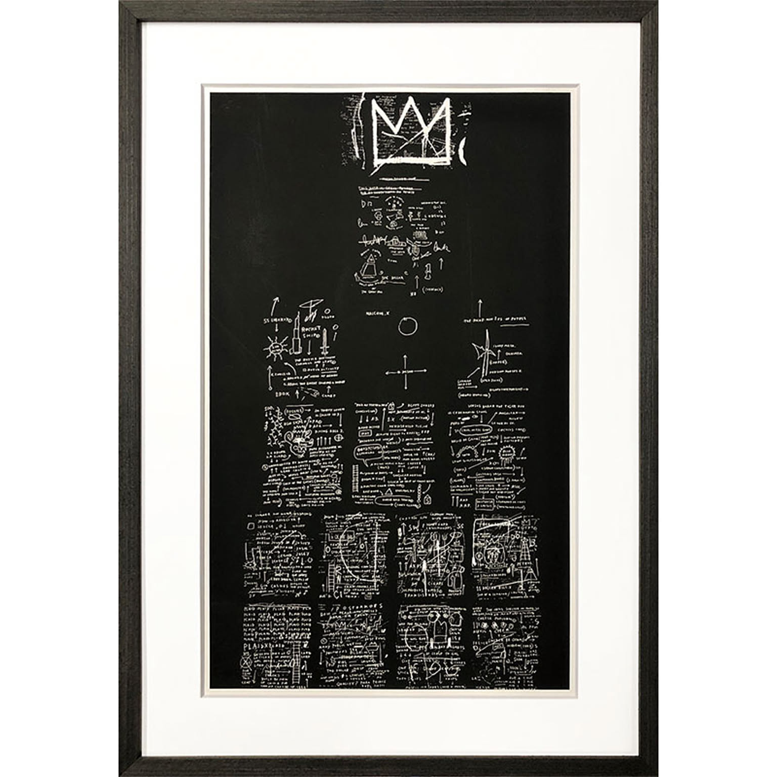 【bicosya/美工社】アートフレーム バスキア Jean-Michel Basquiat   Tuxedo, 1982-3