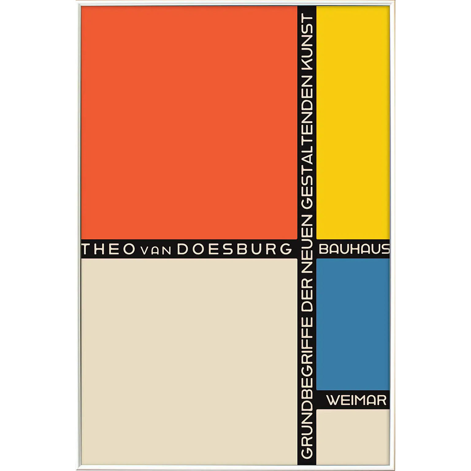 Bauhaus Japan】Bauhaus patchwork/アートポスター/モダン