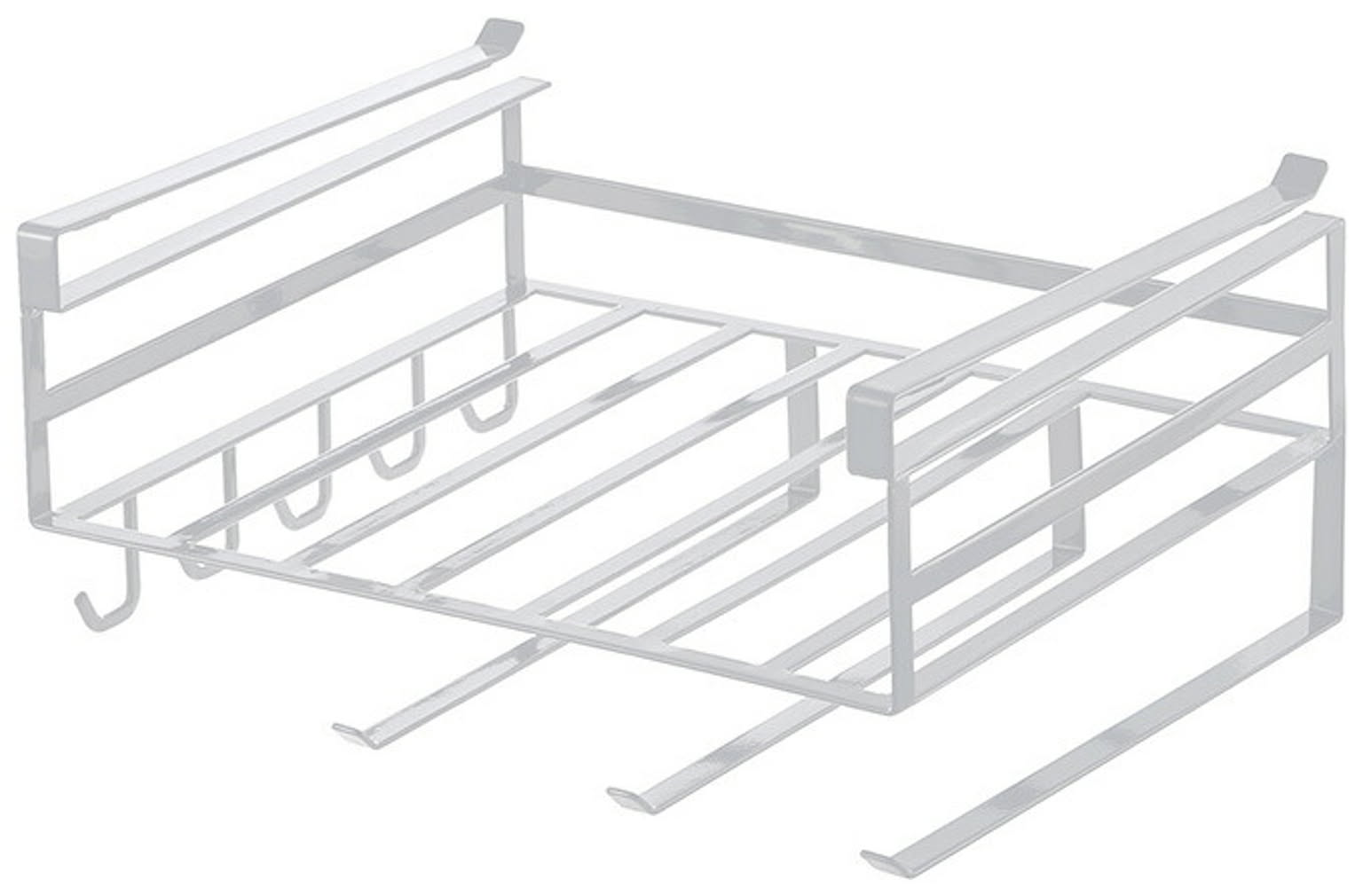 tower タワー(山崎実業) 戸棚下多機能ラック タワー UNDER SHELF STORAGE RACK 戸棚下収納ラック 吊戸棚ストッカー キッチンツールホルダー ラップホルダー