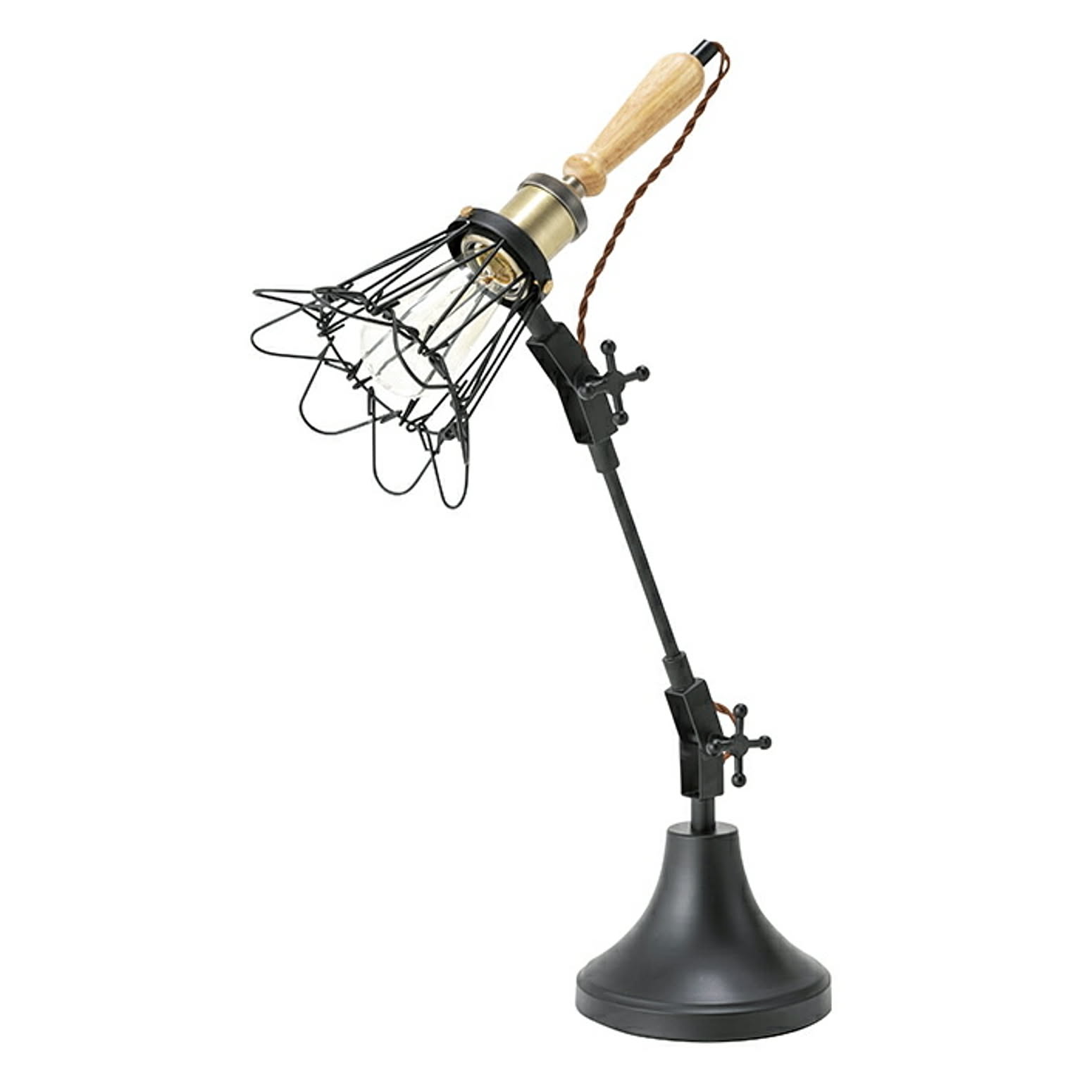 照明 組立式 電球付 ライト LHT-738 幅28.5〜50.5x奥行16x高さ37〜63cm 東谷