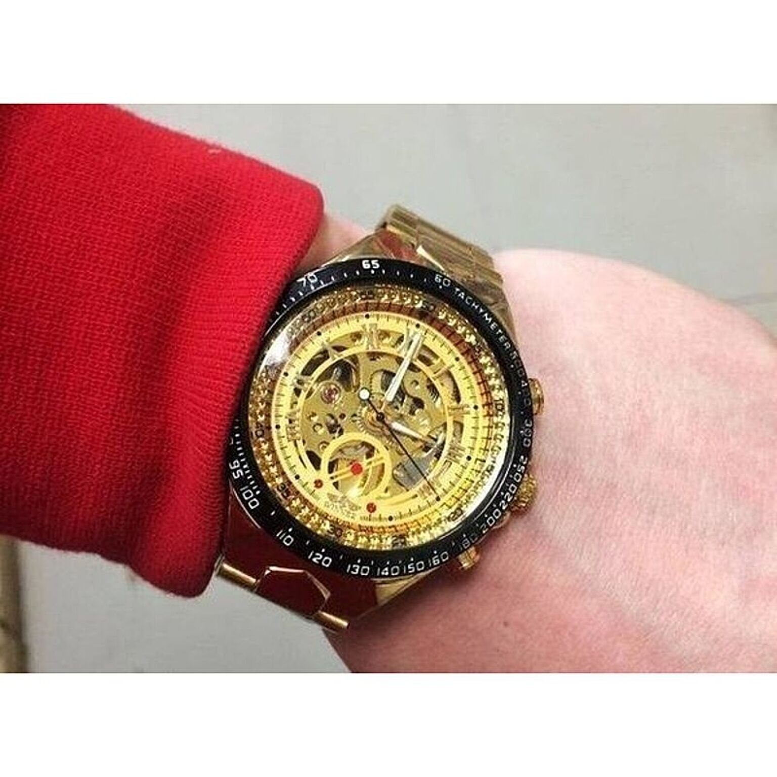 【在庫限り】大人の男を演出する メンズ腕時計 ステンレスベルト アンティーク スケルトン 自動巻き 機械式時計 プレゼント ギフト BOX付