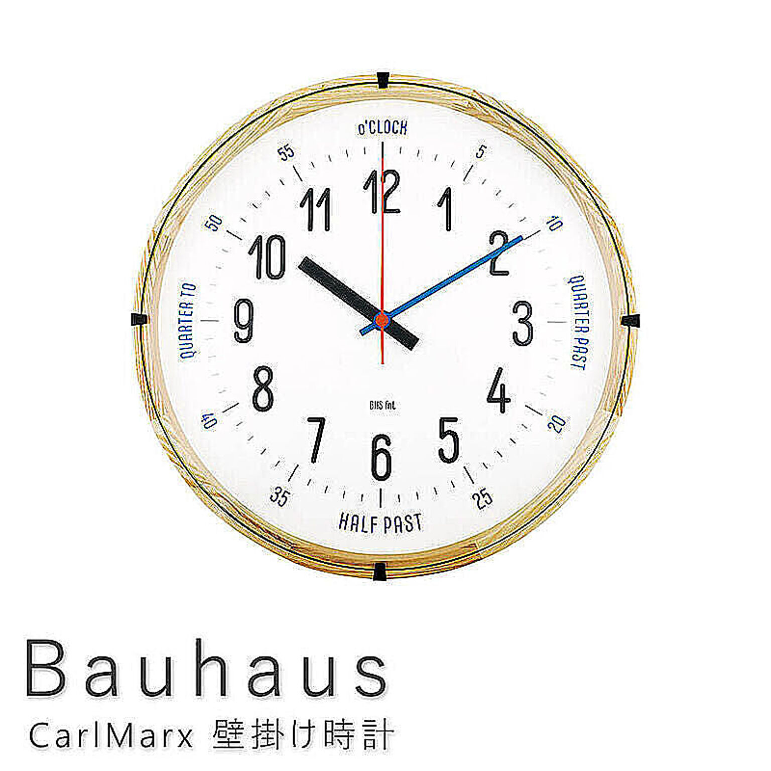 Bauhaus（バウハウス）  CarlMarx 壁掛け時計 m11682