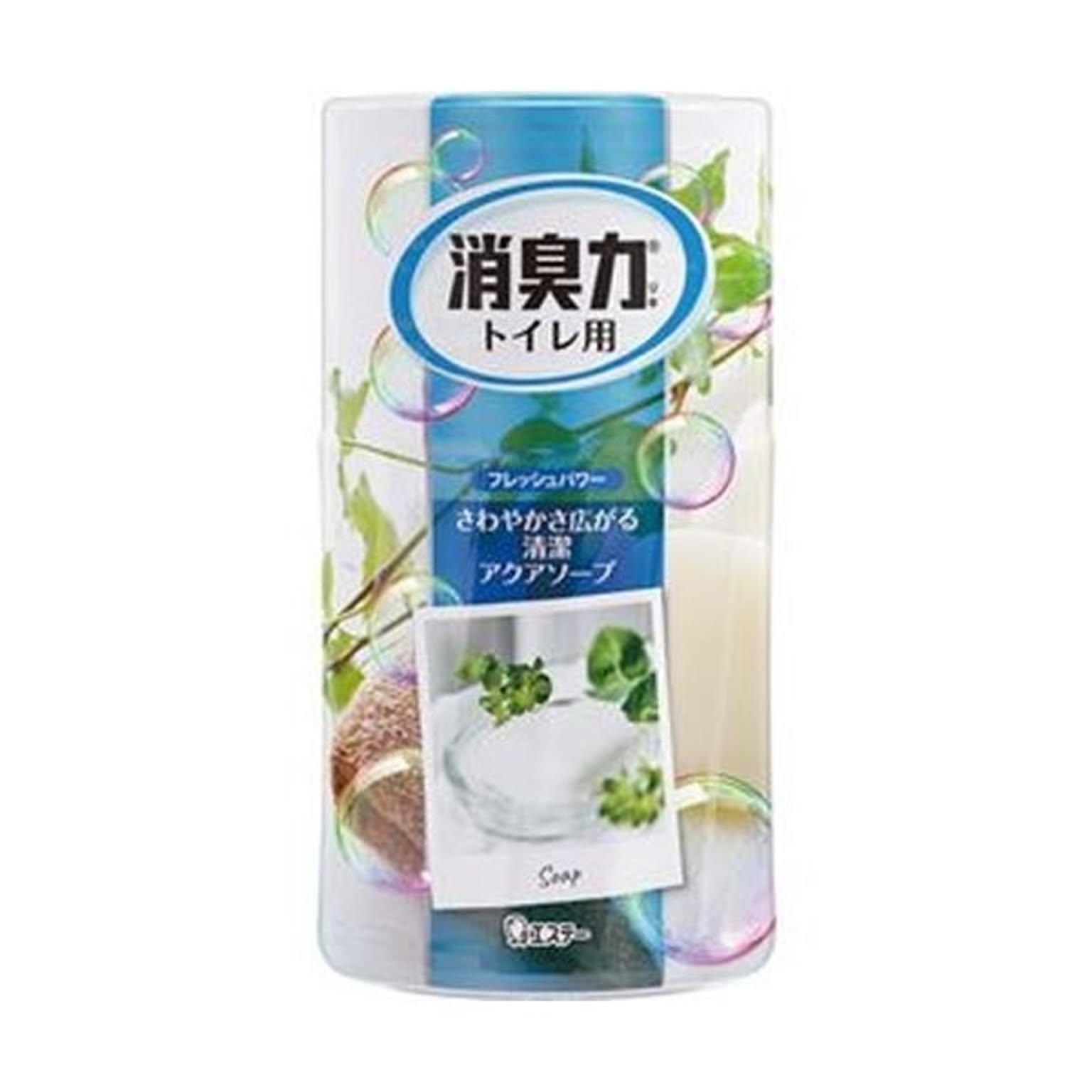 （まとめ）エステー トイレの消臭力 アクアソープ400ml 1セット（5個）【×10セット】