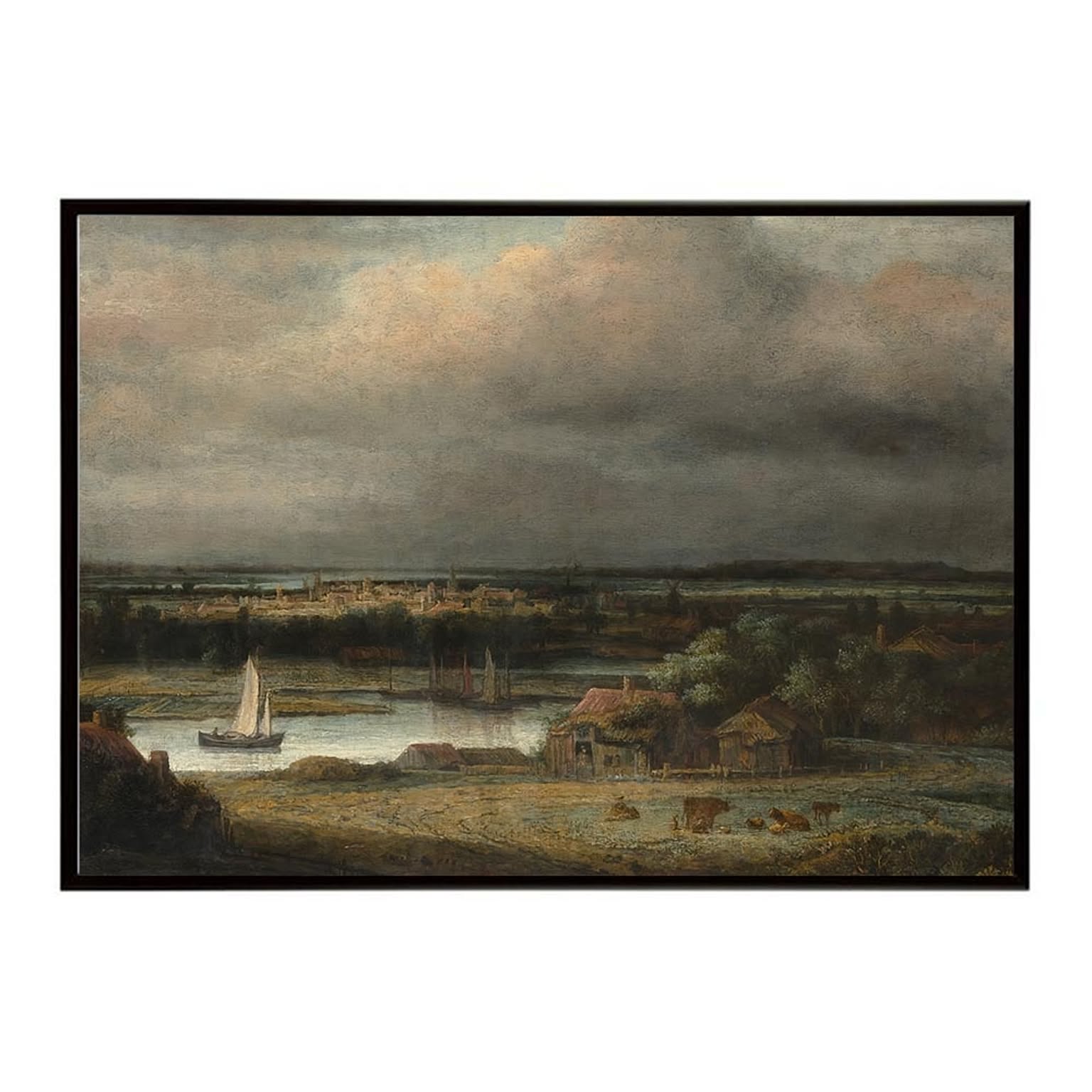 EFPI 世界の古い絵画 レトロポスター デジタルリマスターWide