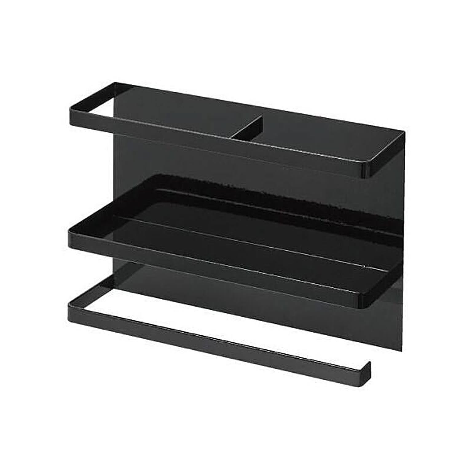 山崎実業 マグネットキッチンペーパー&ラップホルダー タワー tower