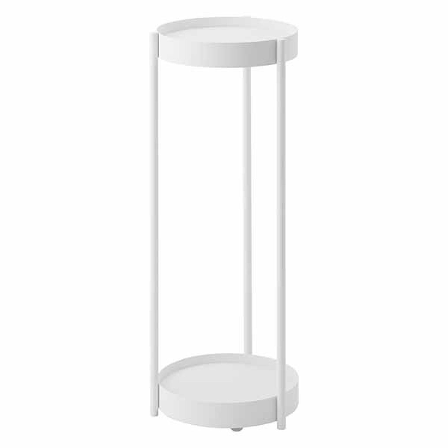 tower タワー (山崎実業) キャスター付きプランタースタンド　2段　 Rolling Two-Tier Plant Stand 鉢置き台 園芸ラック プランター台  盆栽スタンド 植物スタンド