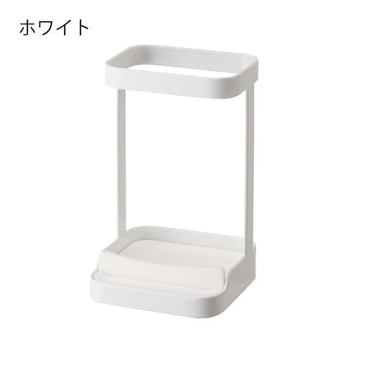 山崎実業 耐熱トレー付き ヘアーアイロンスタンド タワー tower