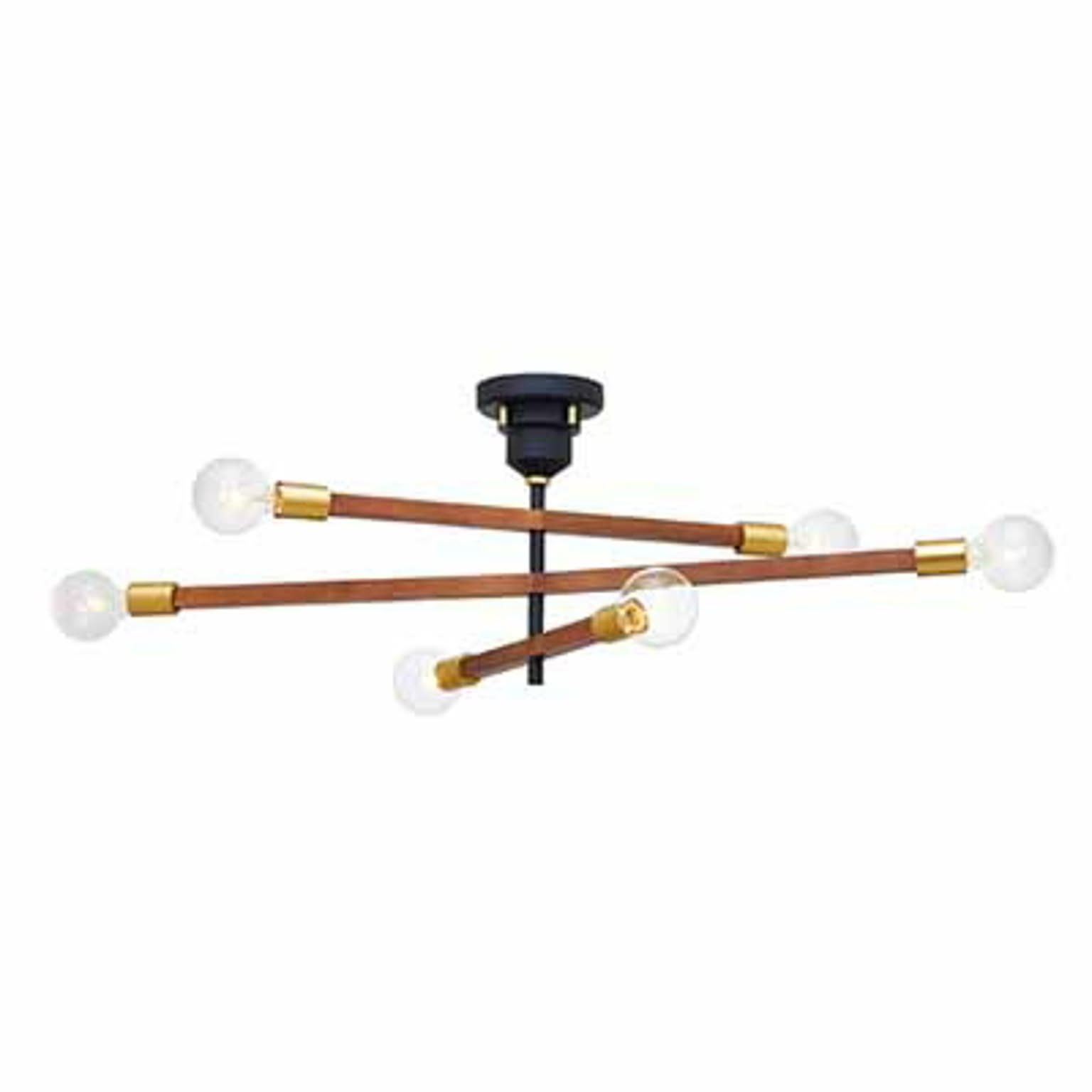 INTERFORM インターフォルム Astre baum アストルバウム シーリングライト (レトロ球付属) LT-3528 シーリングランプ リビング照明 天井照明 LED対応 60W×6