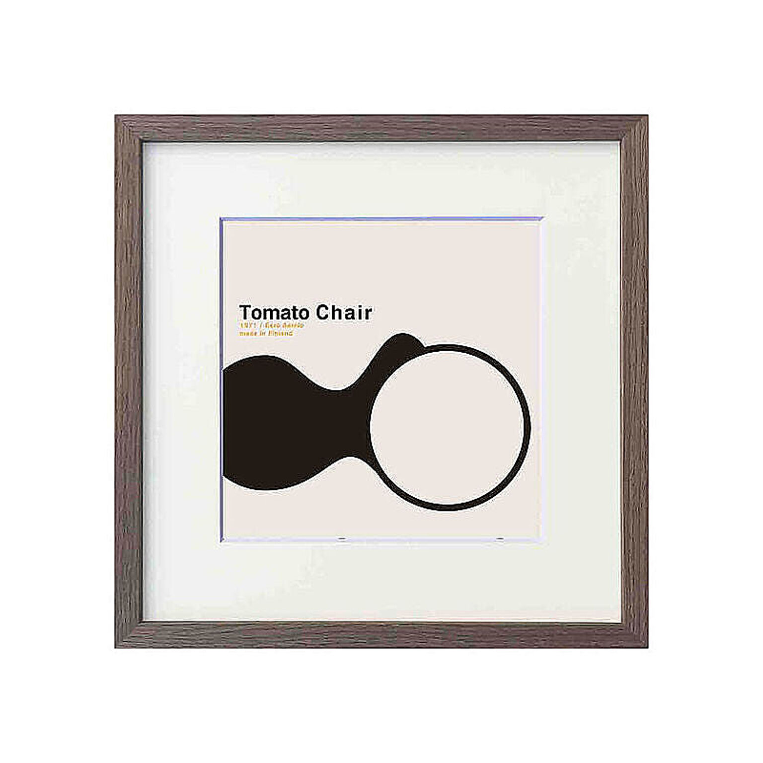 Toshiaki Yasukawa（安川 敏明） Tomato Chair アートポスター（フレーム付き） m11913