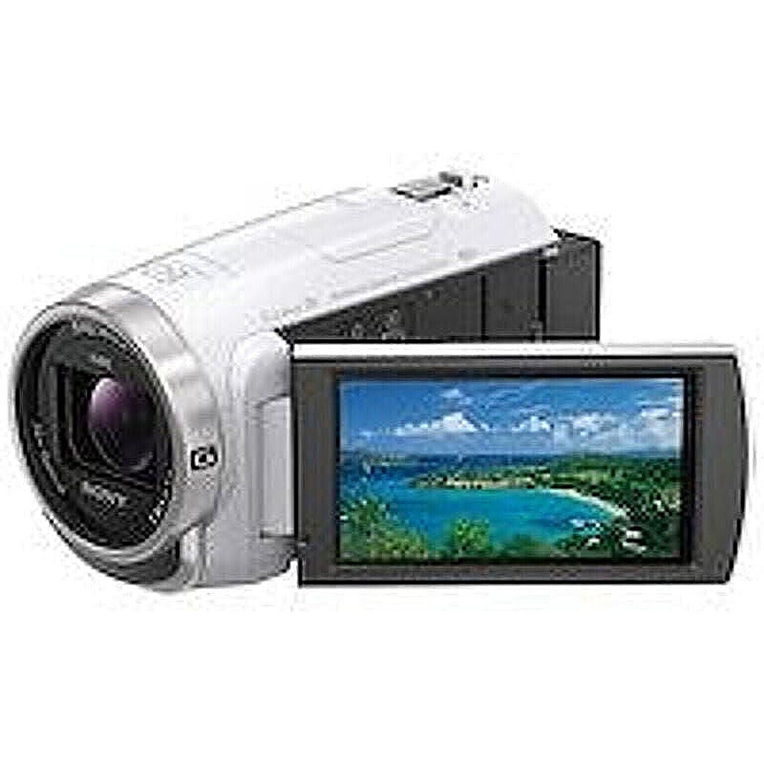 ソニー SONY ビデオカメラ Handycam 光学30倍 内蔵ﾒﾓﾘｰ64GB ﾎﾜｲﾄ HDR-CX680-W  管理No. 4548736055612