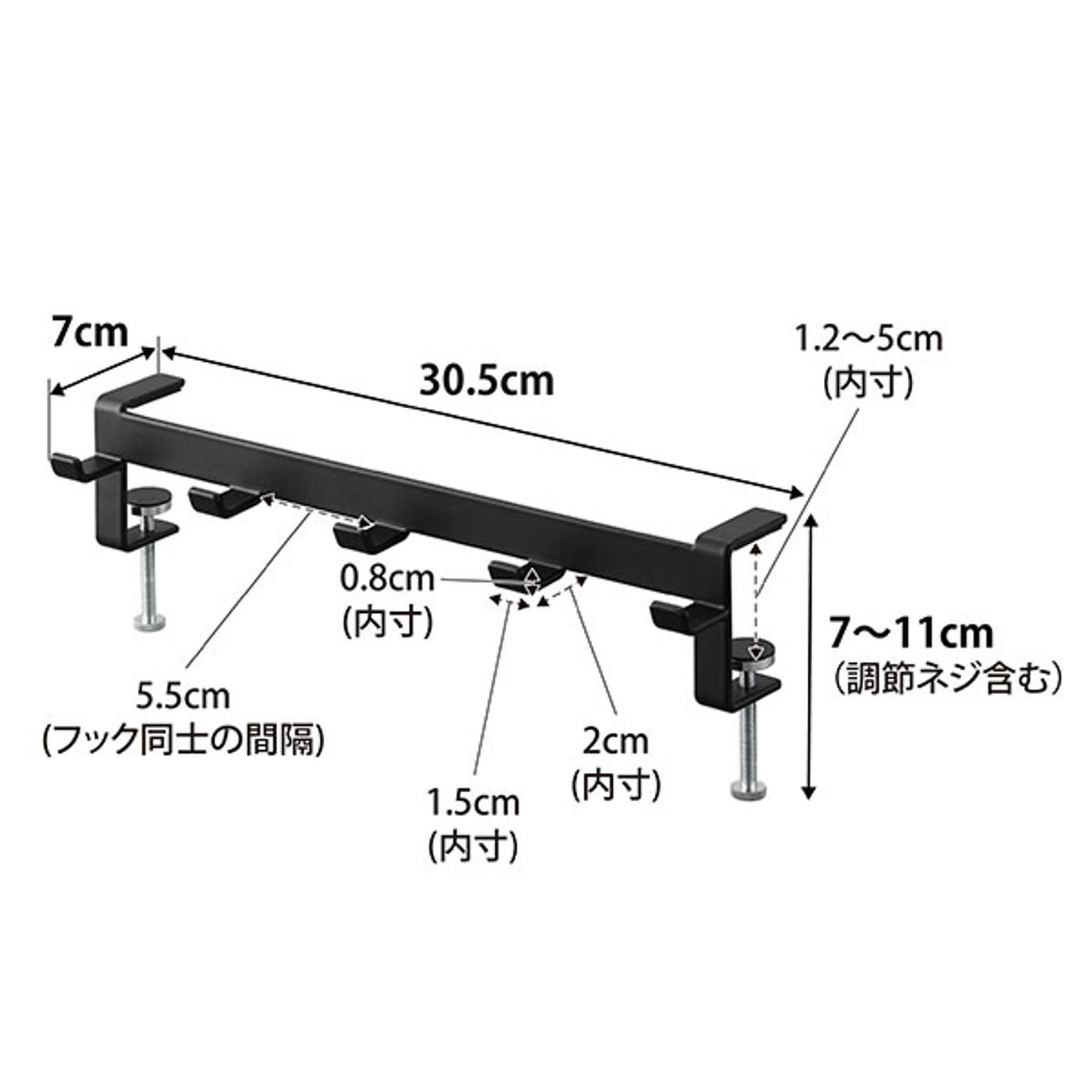 壁掛けフック・壁掛け金具