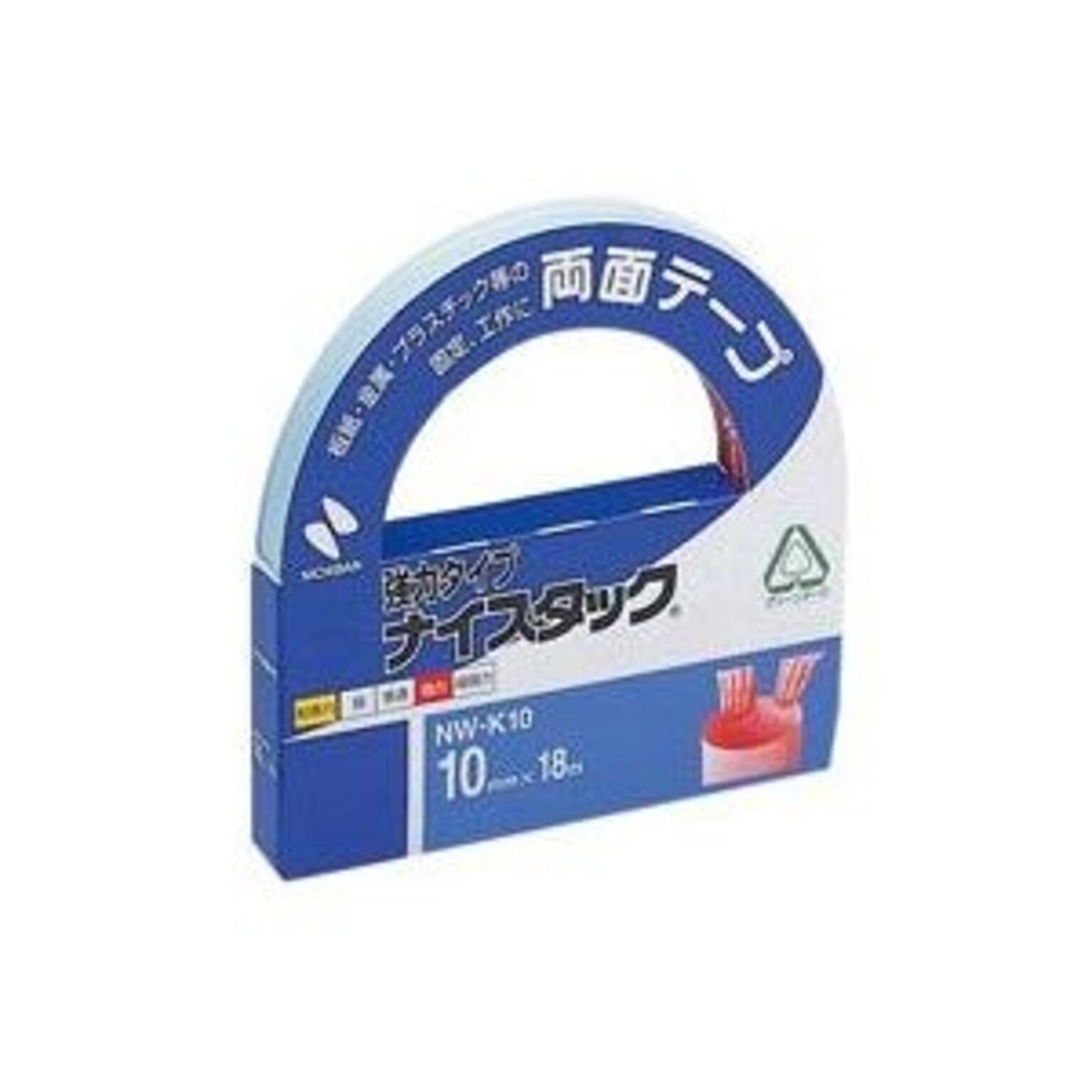(業務用10セット) ニチバン 両面テープ ナイスタック 【強力タイプ/10mm×長さ18m】 NW-K10