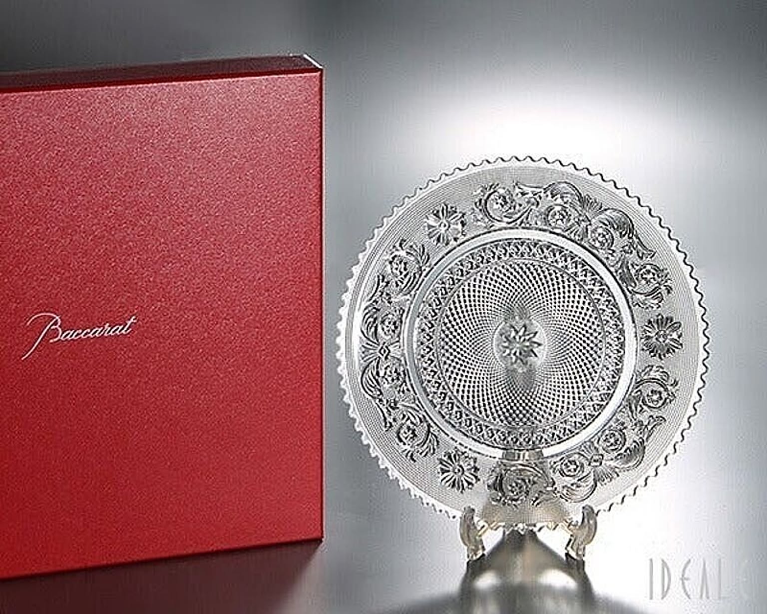 Baccarat⁄バカラ アラベスクプレート 20cm 未使用品 箱付き 1円