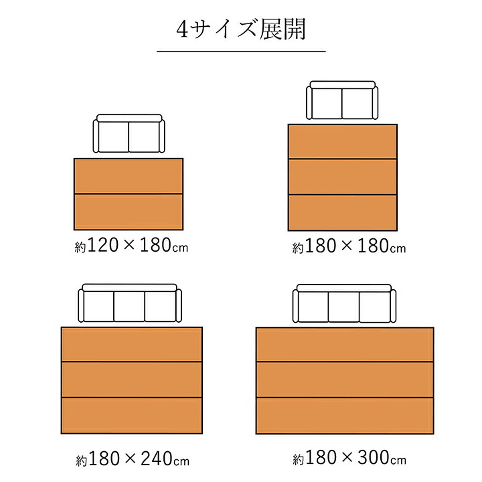 ござ・い草ラグ