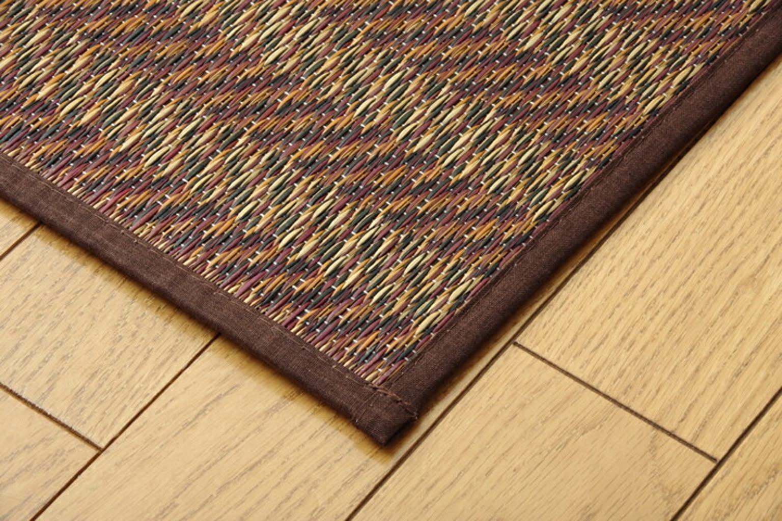 国産い草ラグ Fナール 約191×191cm ネイビー - 通販 | 家具と