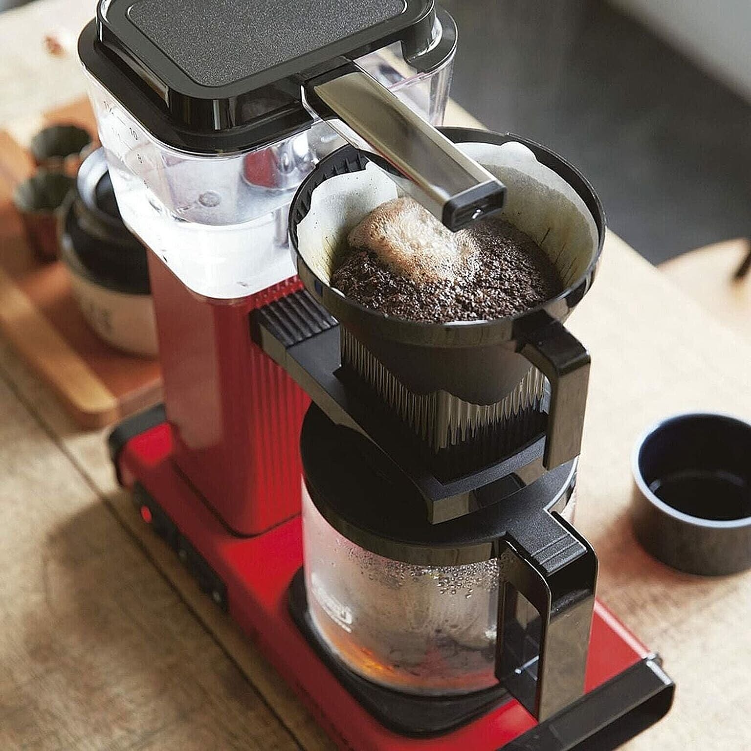 モカマスター ドリップ コーヒーメーカー メタリックレッド MOCCAMASTER モカマスター ドリップ コーヒーメーカー レッド - 通販
