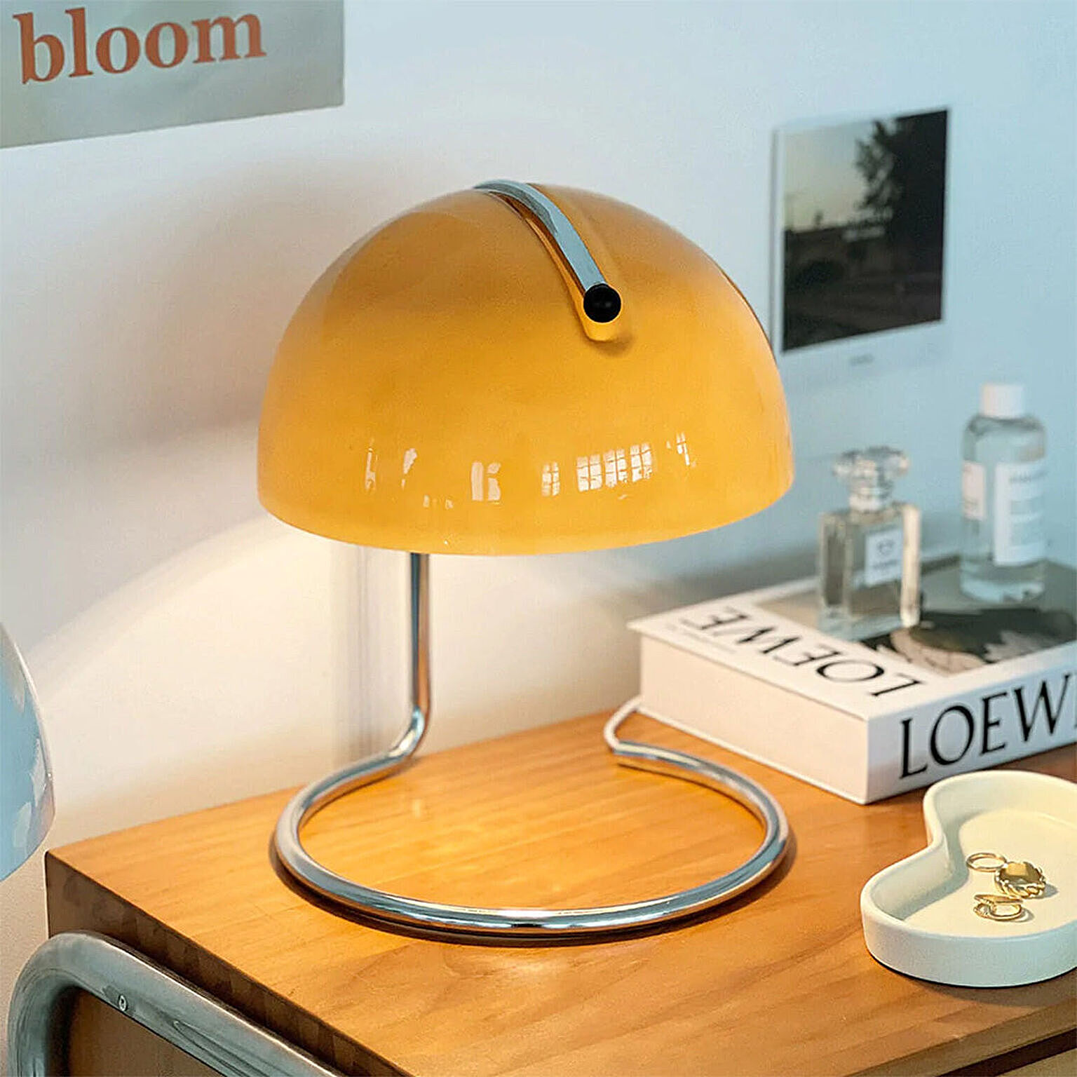 【Bauhaus Japan】Round dome stage lamp/テーブルランプ/デスクランプ/照明