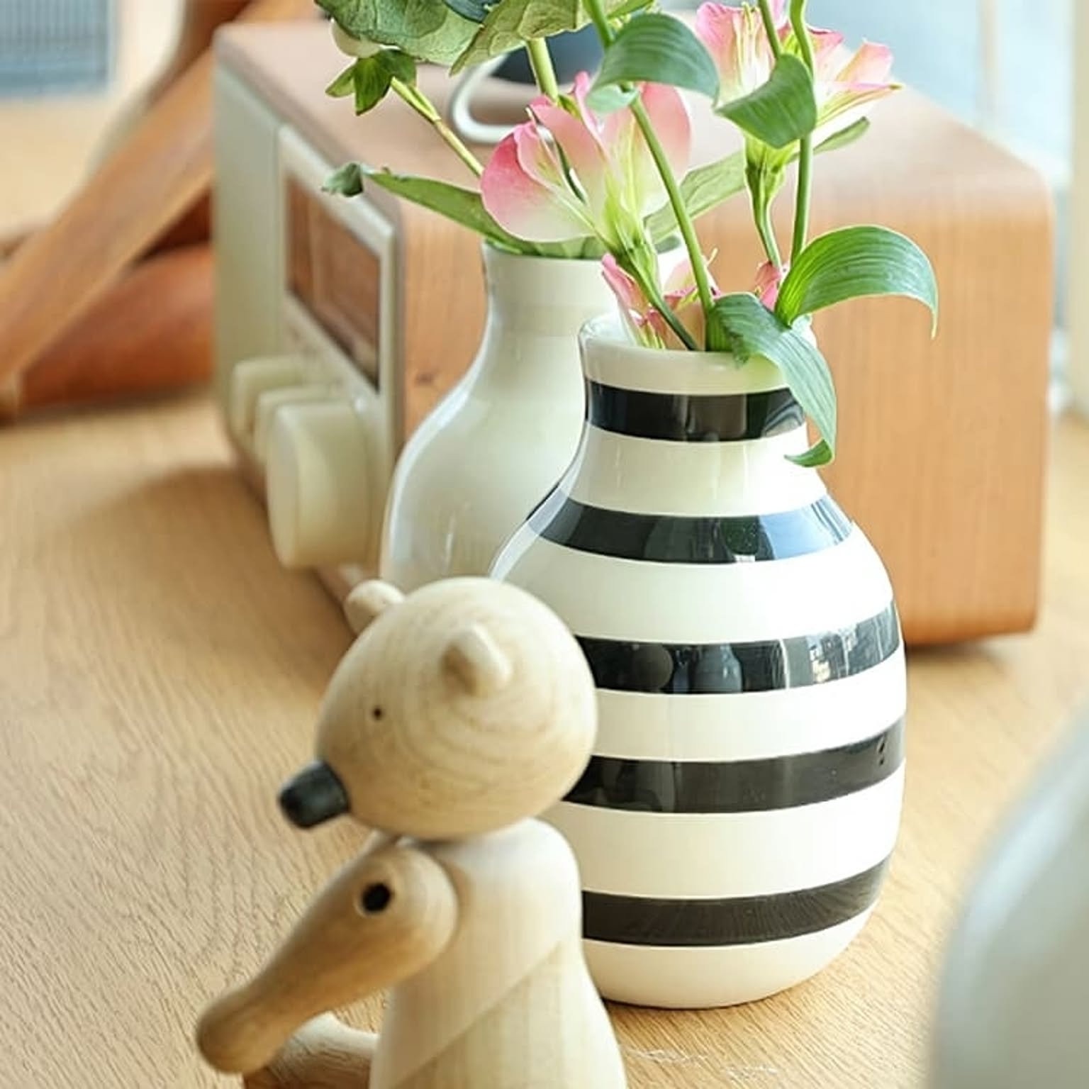 Kahler(ケーラー) オマジオ フラワーベース／高さ12.5cm