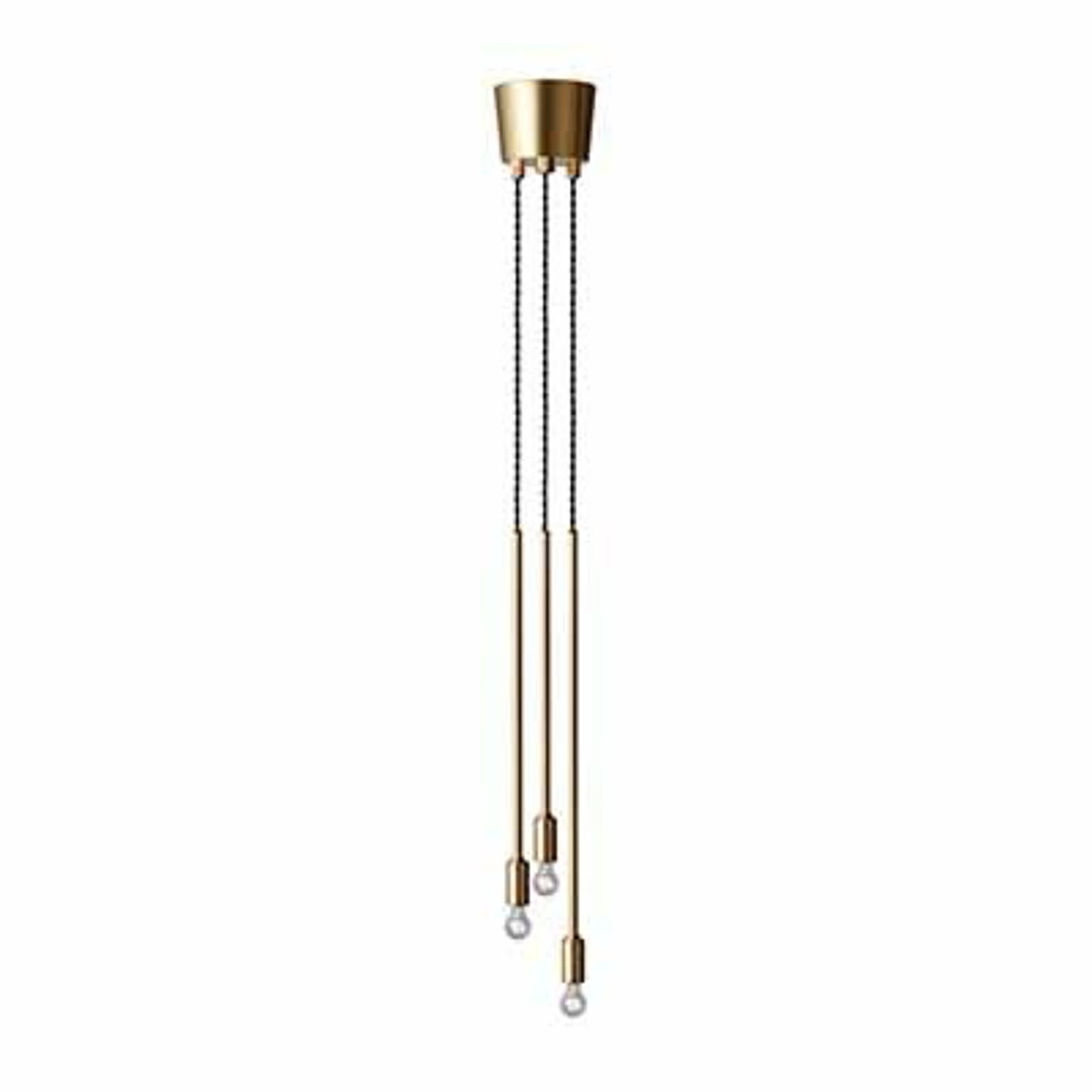 ARTWORKSTUDIO アートワークスタジオ Barcelona-pendant 3 バルセロナペンダント 3(電球なし) AW-0519Z 天井照明 シーリングライト 3灯 真鍮 可変