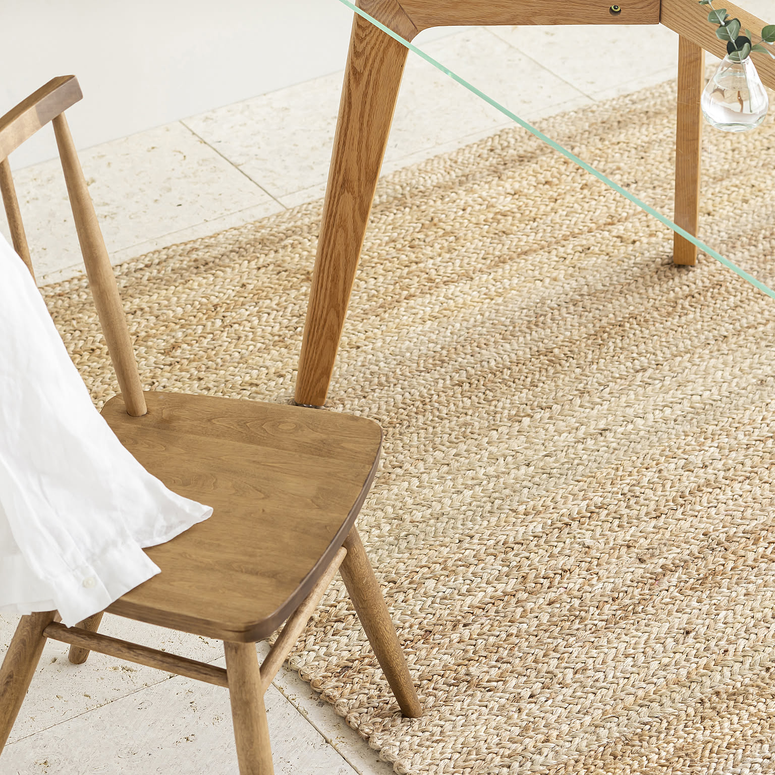 Natural Jute Rug　160 × 220