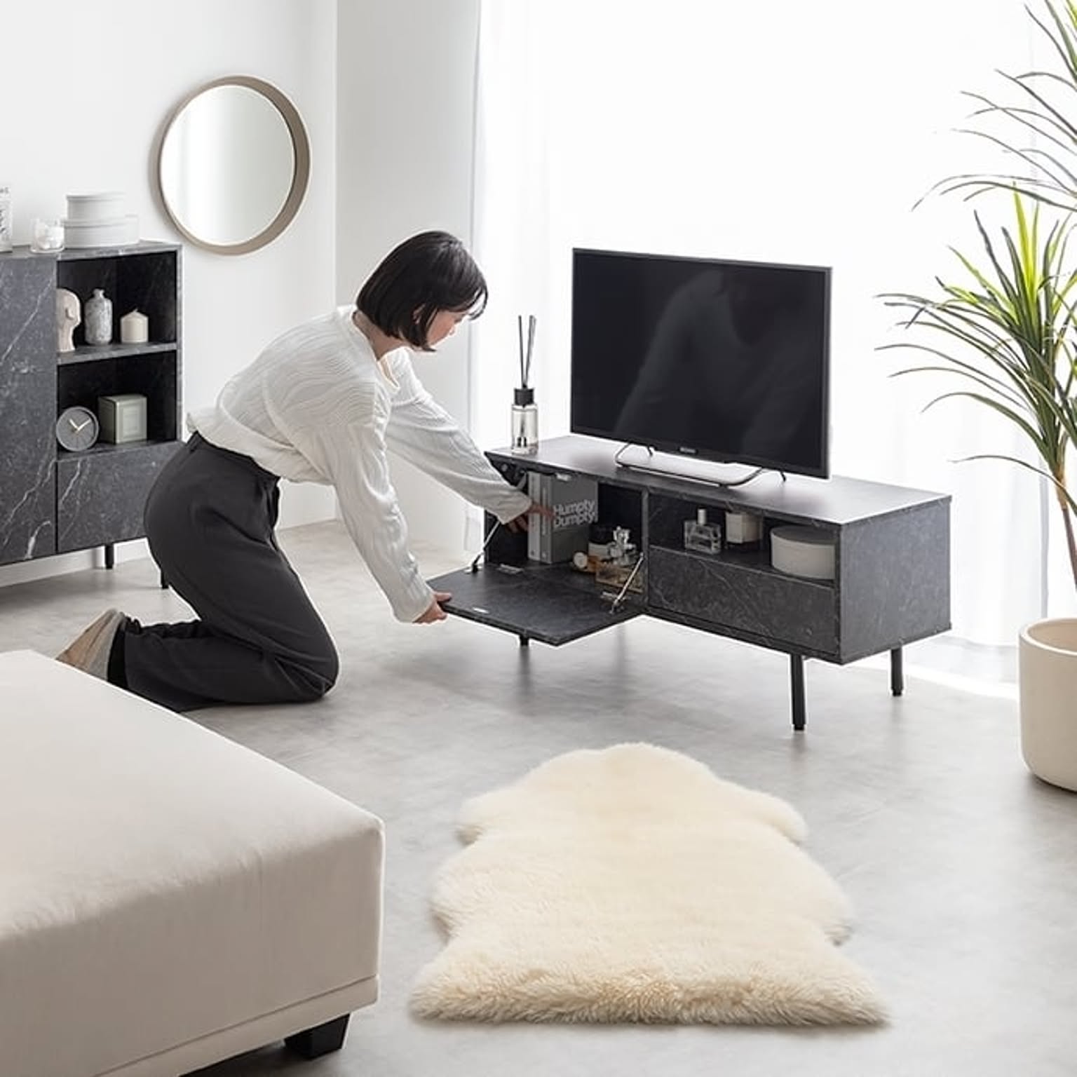 ロータイプテレビ台