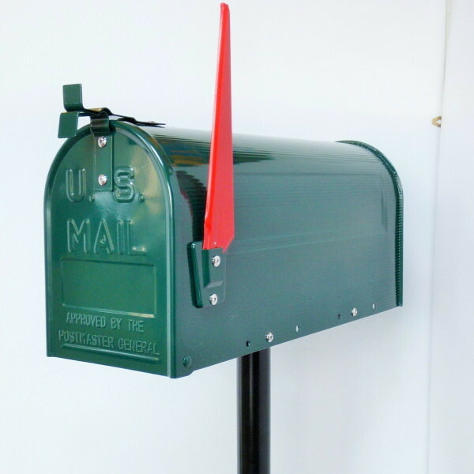 郵便ポスト 郵便受け USメールボックススタンドタイプお洒落なグリーン色ポスト(green)