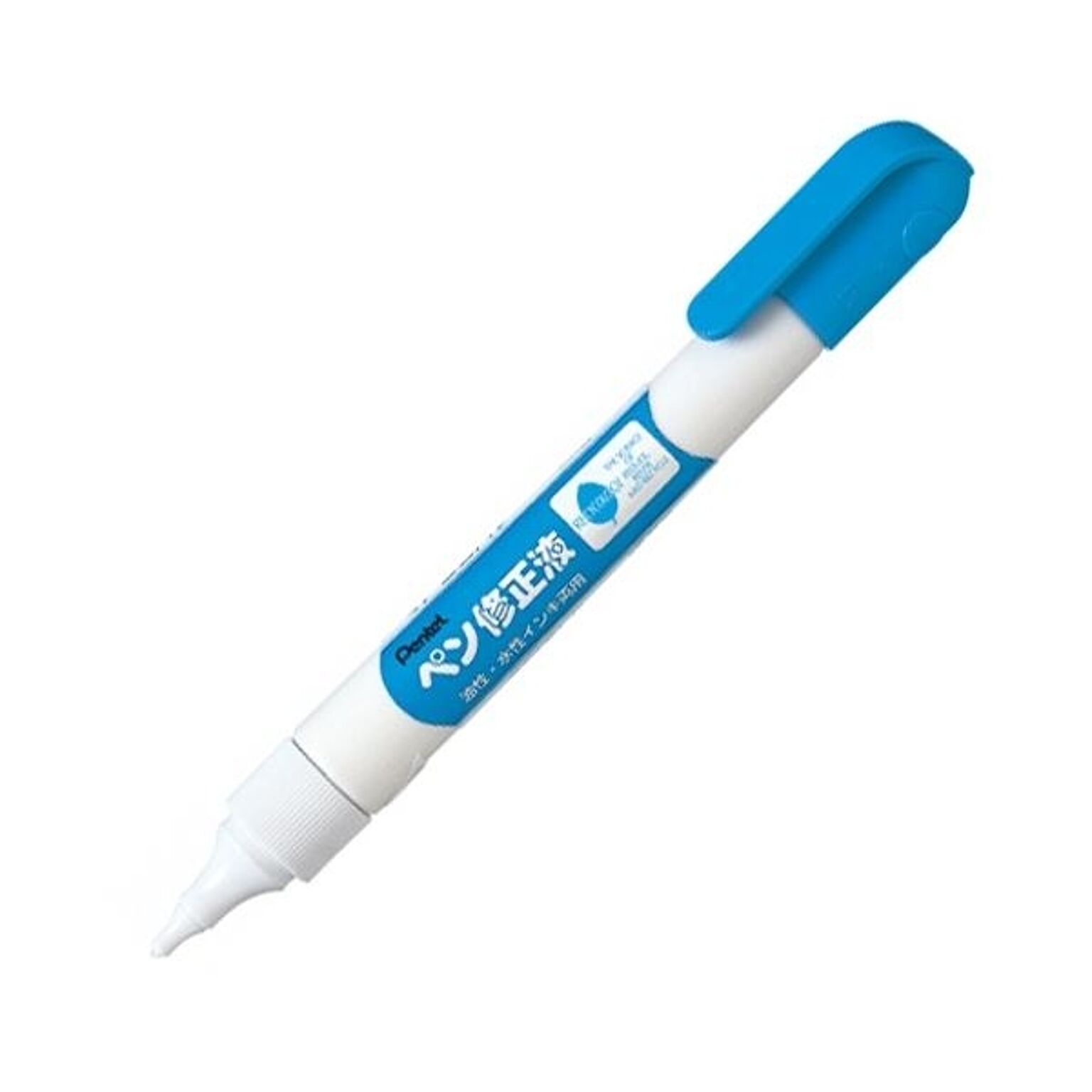 (まとめ) ぺんてる ペン修正液 油性・水性インキ両用 XEZL21-W 1本 【×20セット】