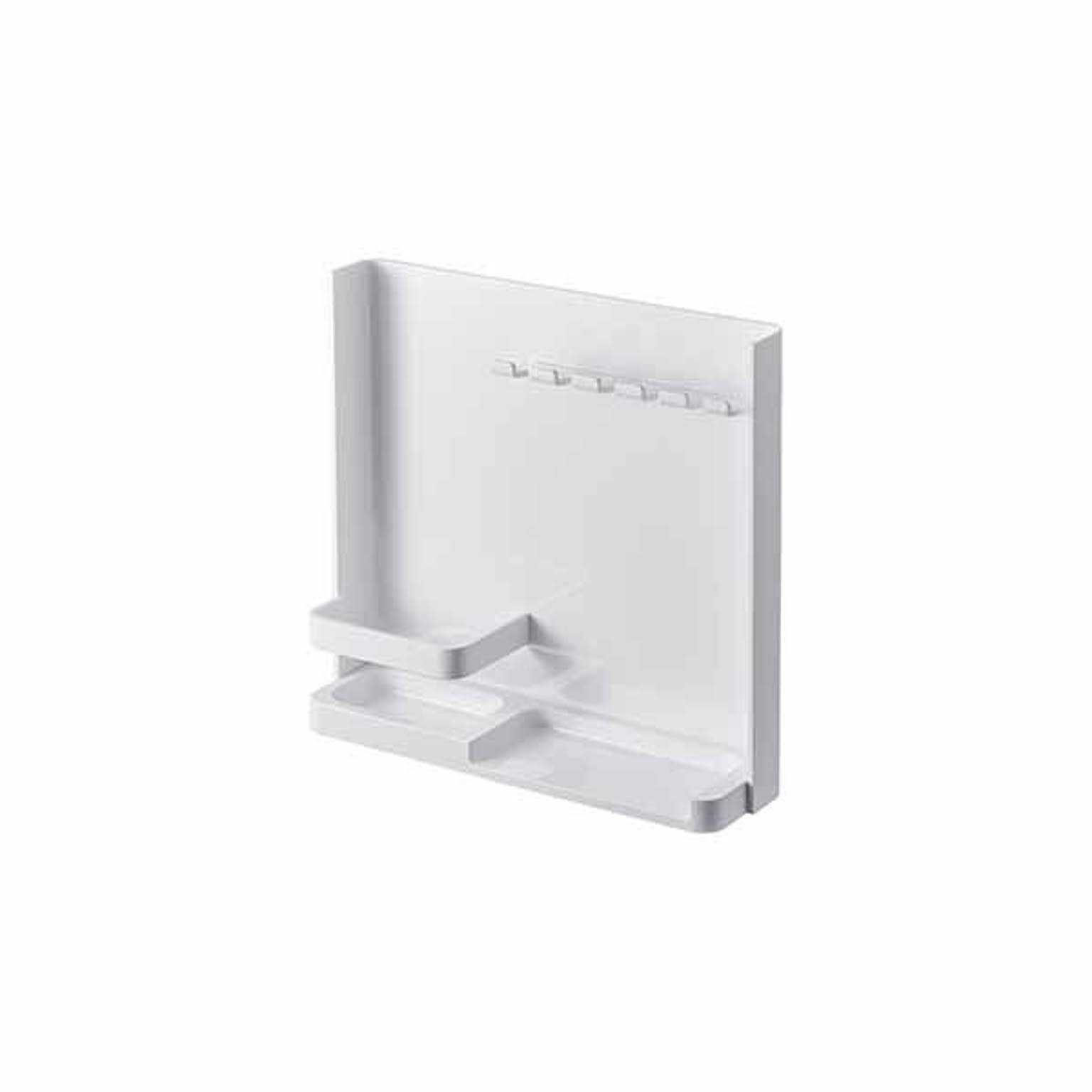 tower タワー (山崎実業) 目隠し歯ブラシ＆チューブスタンド Toothbrush And Toothpaste Stand 歯ブラシラック 歯ブラシ立て 歯ブラシスタンド 洗面台 ランドリー
