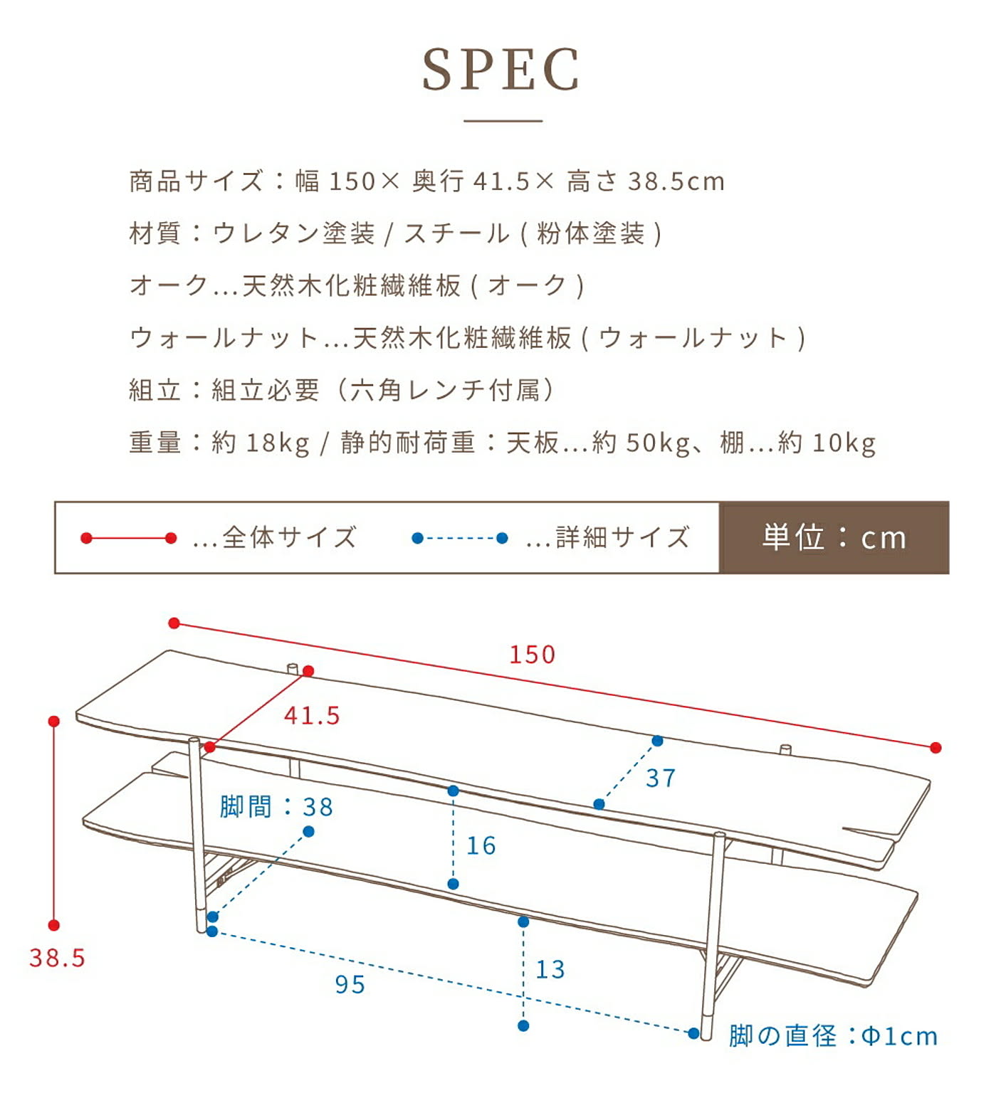 ロータイプテレビ台