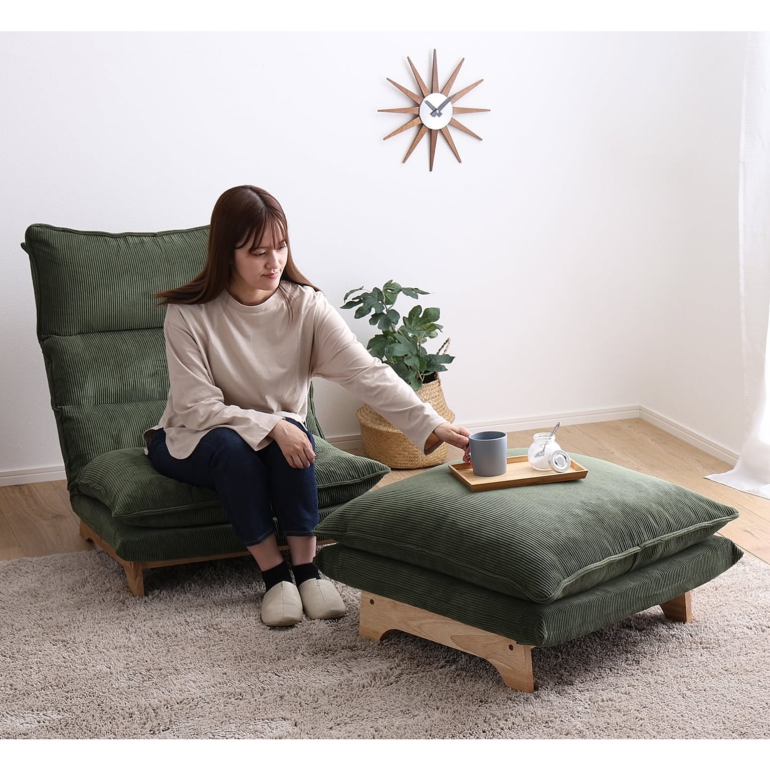 リクライニングソファ