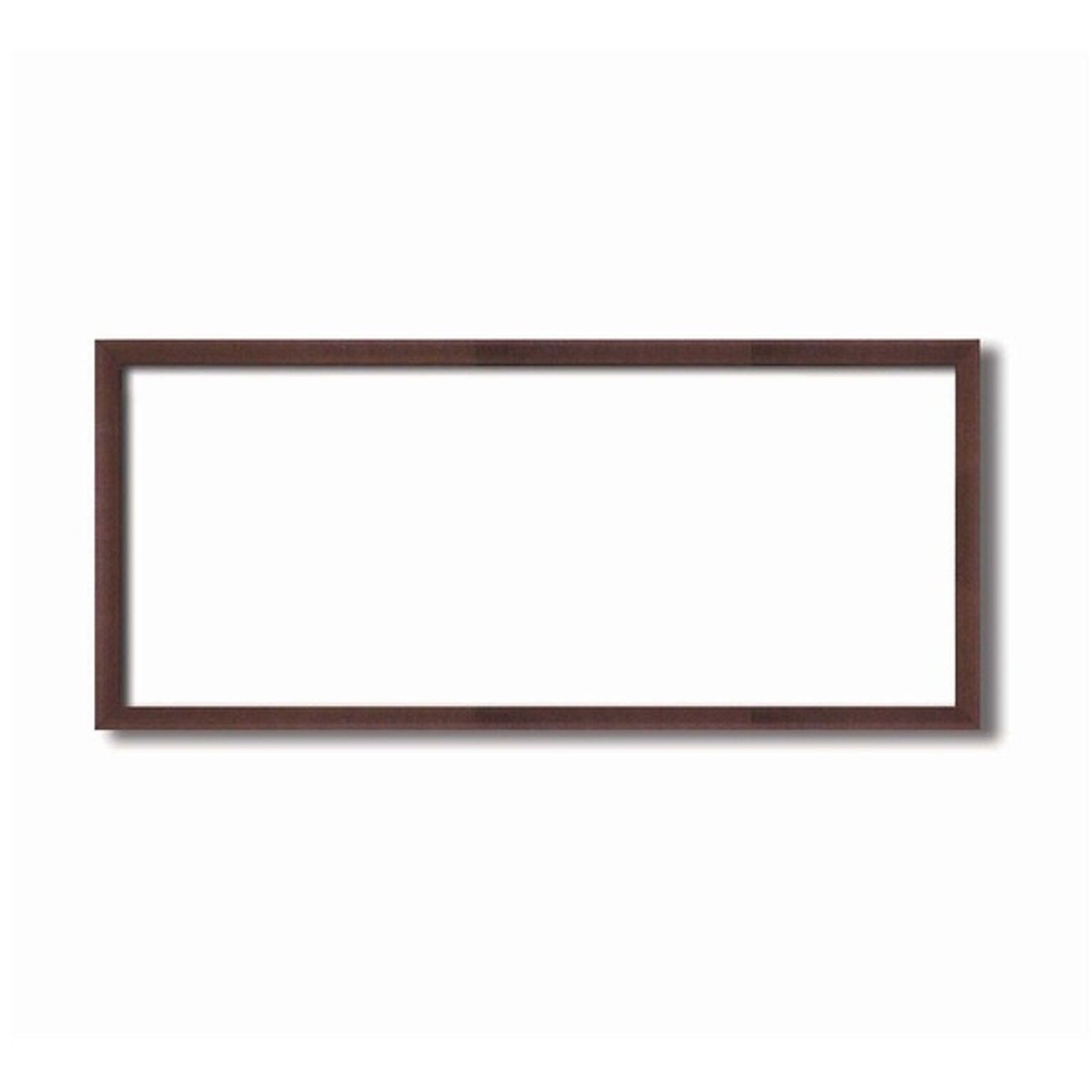 【長方形額】木製額 縦横兼用額 前面アクリル仕様 ■黒茶色長方形額（500×150mm）シタン色
